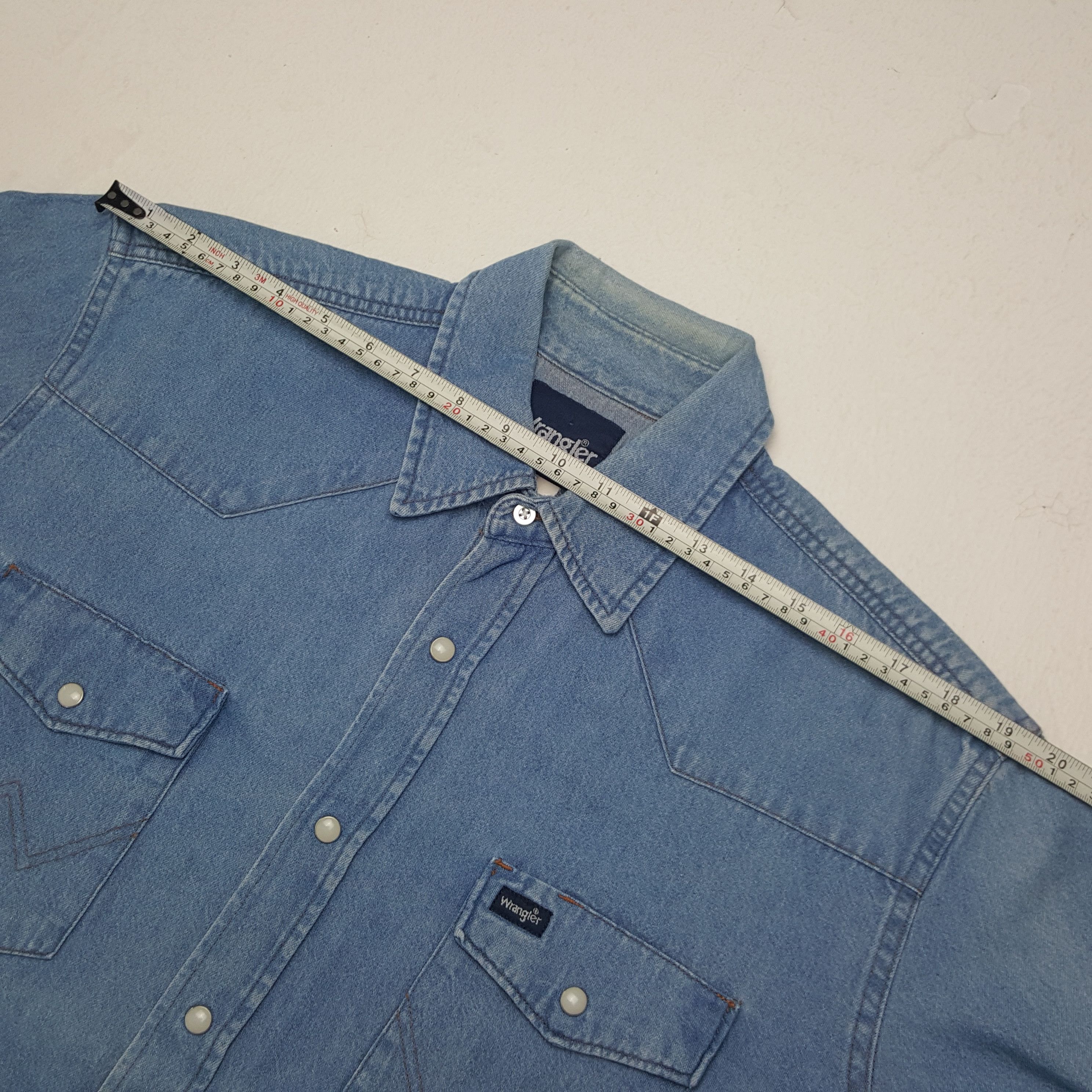 Vintage × Wrangler Vintage Wrangler American Retro Style Shirt Button Up Size US XXL / EU 58 / 5 - 5 Thumbnail