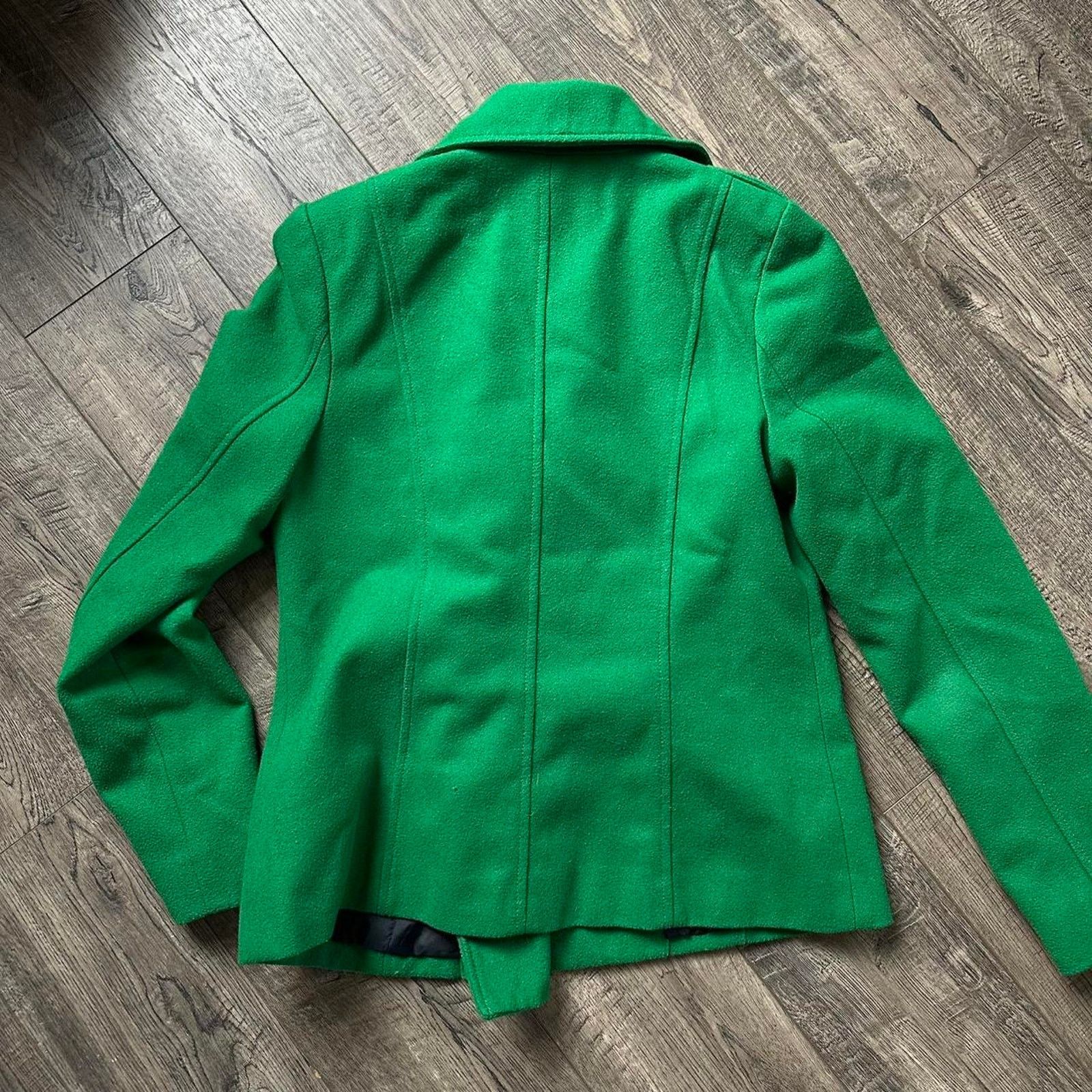 Old Navy Vintage Y2K Old Navy Green Wool Cropped Button Peacoat Size M / US 6-8 / IT 42-44 - 5 Thumbnail