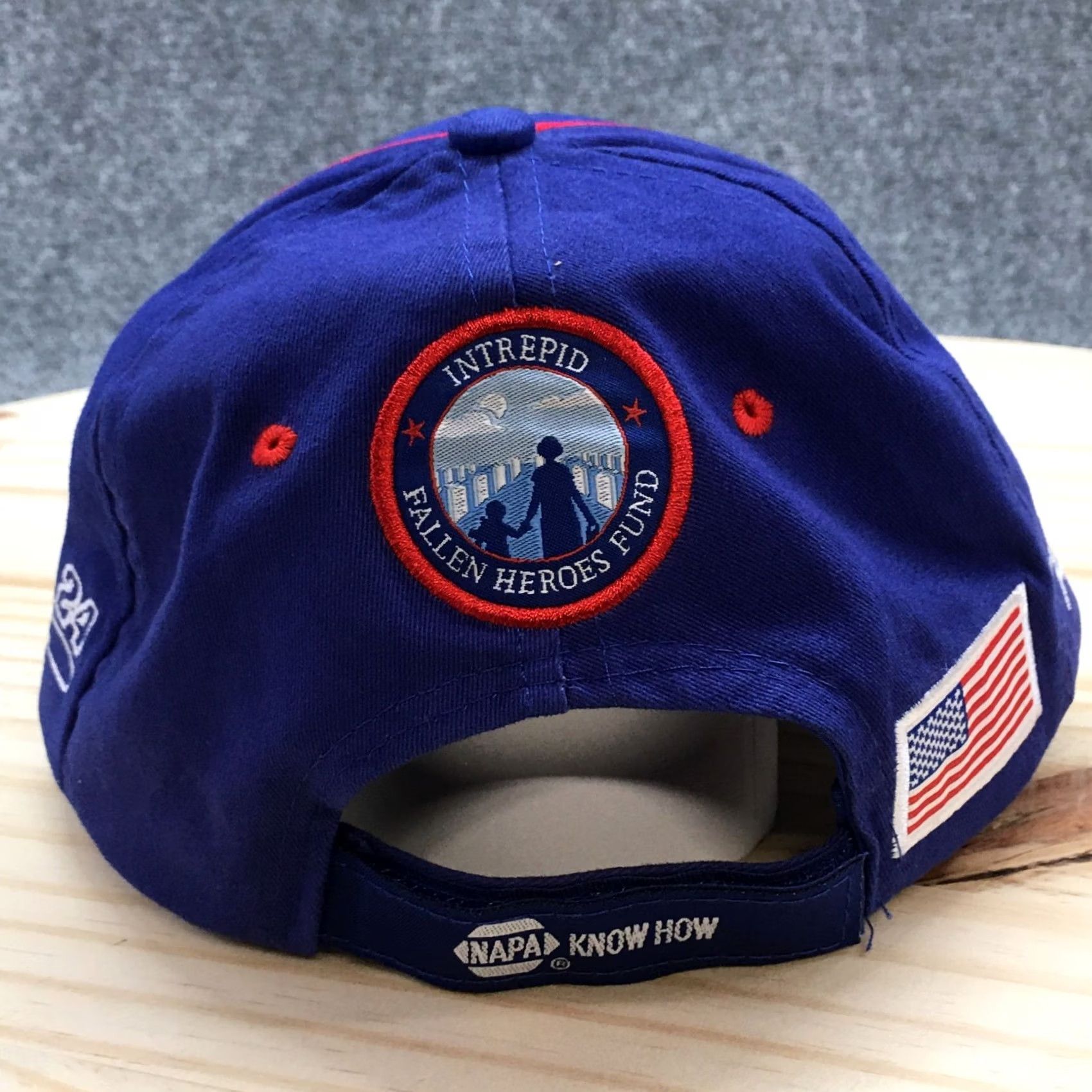 Vintage NAPA Racing Ron Capp Baseball Cap Mens Blue OS Adjustable Embroidered Logo Size ONE SIZE - 7 Thumbnail