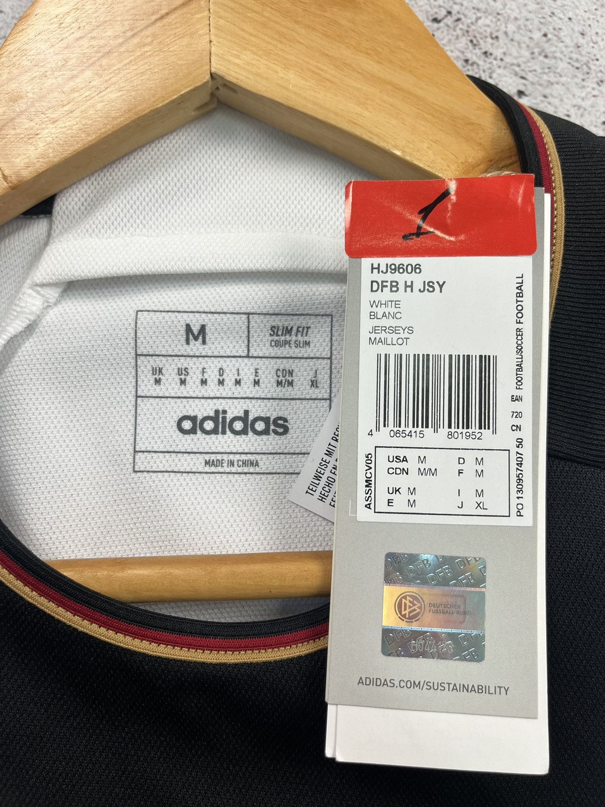 Adidas ADIDAS GERMANY NATIONALS 2022/2023 HOME SOOCER JERSEY SHIRT Size US M / EU 48-50 / 2 - 5 Thumbnail