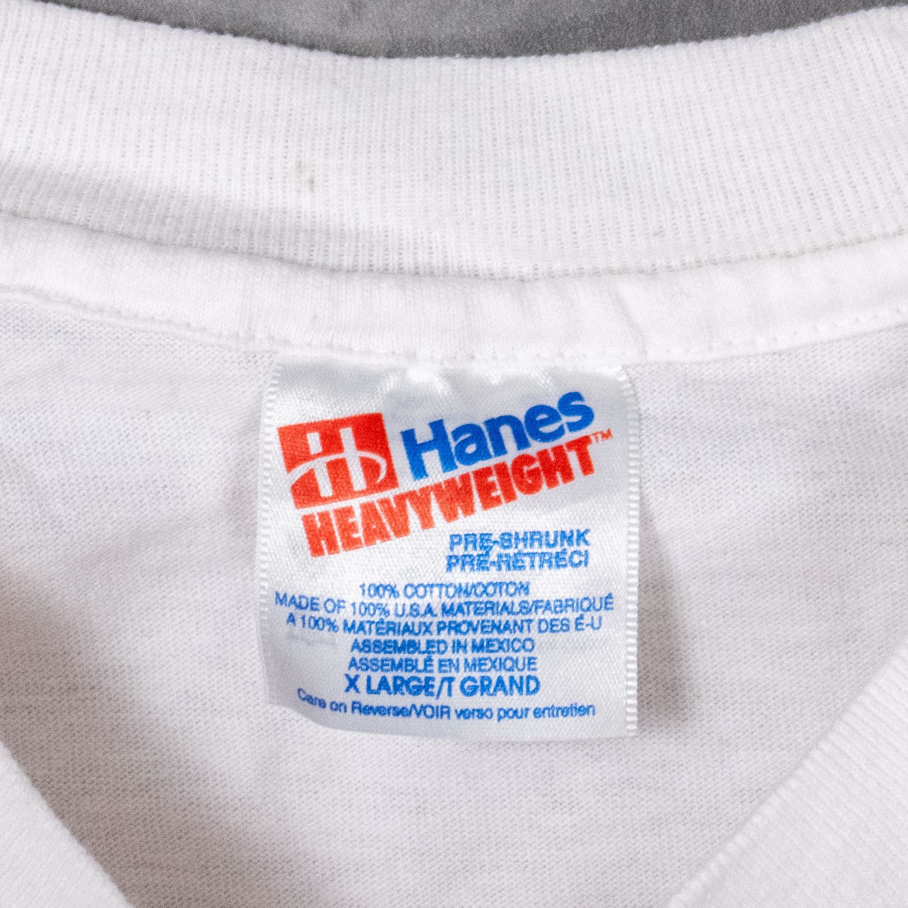 Hanes × Japanese Brand × Vintage Vintage 1990s Multimedia Superhero Single Stitch White Tee Size US XL / EU 56 / 4 - 6 Thumbnail