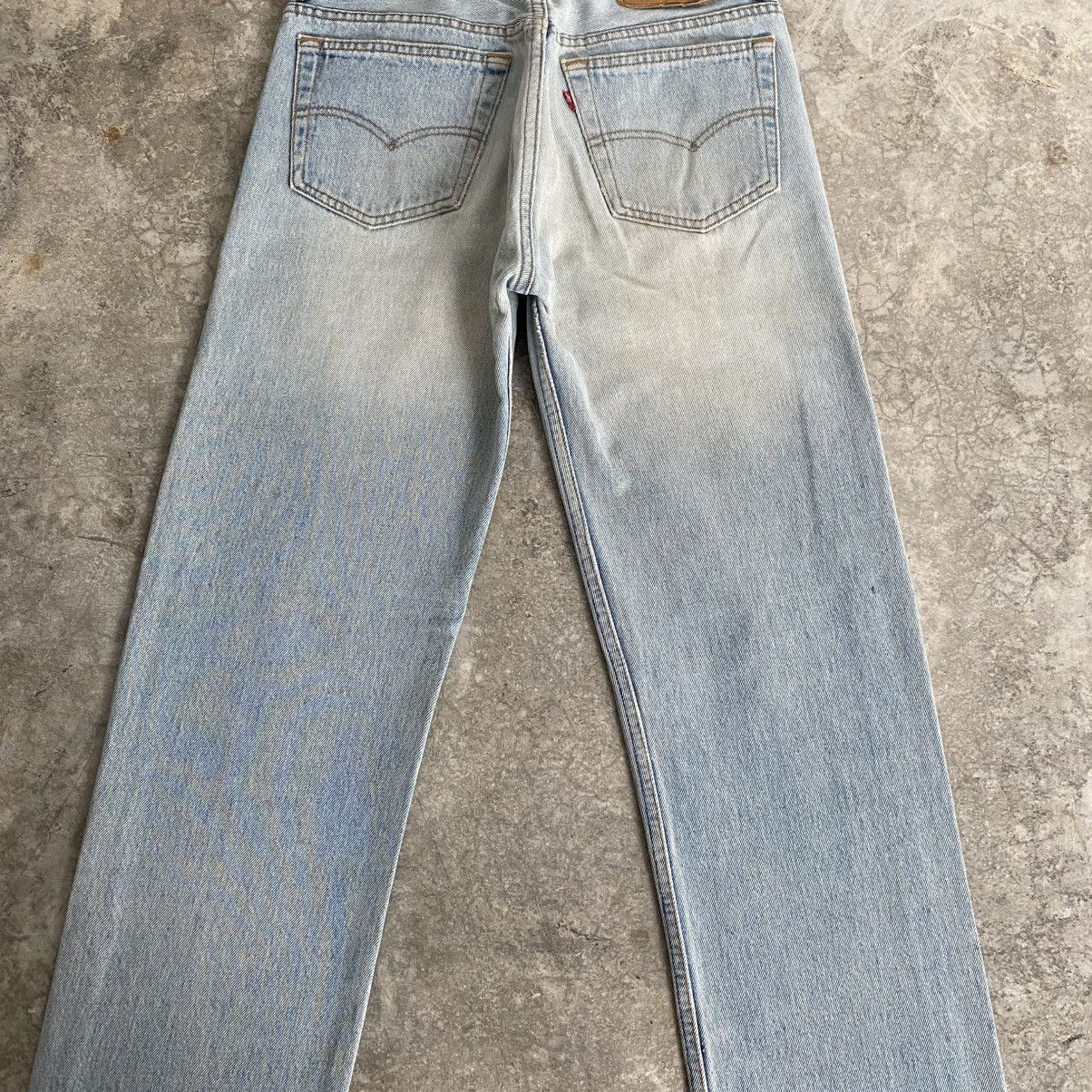 Levi's Vintage 90’s Levis 501 x Dorobo Nikki Printed Blue Jeans Size US 30 / EU 46 - 17 Thumbnail