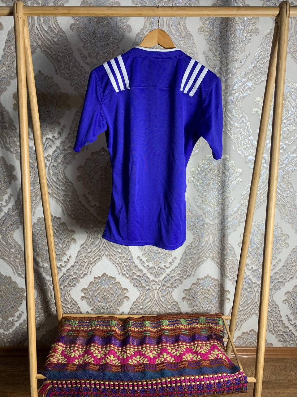 Adidas Vintage Adidas New Zealand Rugby Jersey Football Retro Size US S / EU 44-46 / 1 - 8 Thumbnail