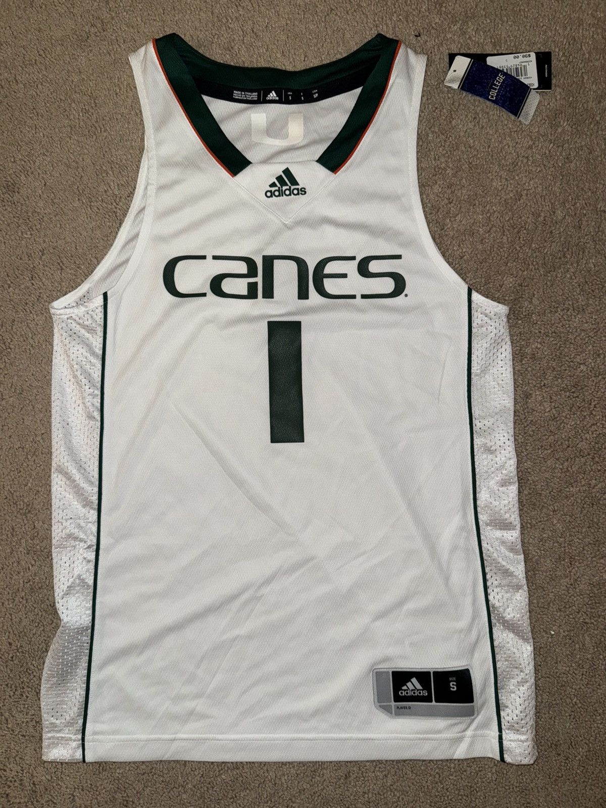 Nike University of Miami hurricanes basketball jersey Size US S / EU 44-46 / 1 - 1 Thumbnail