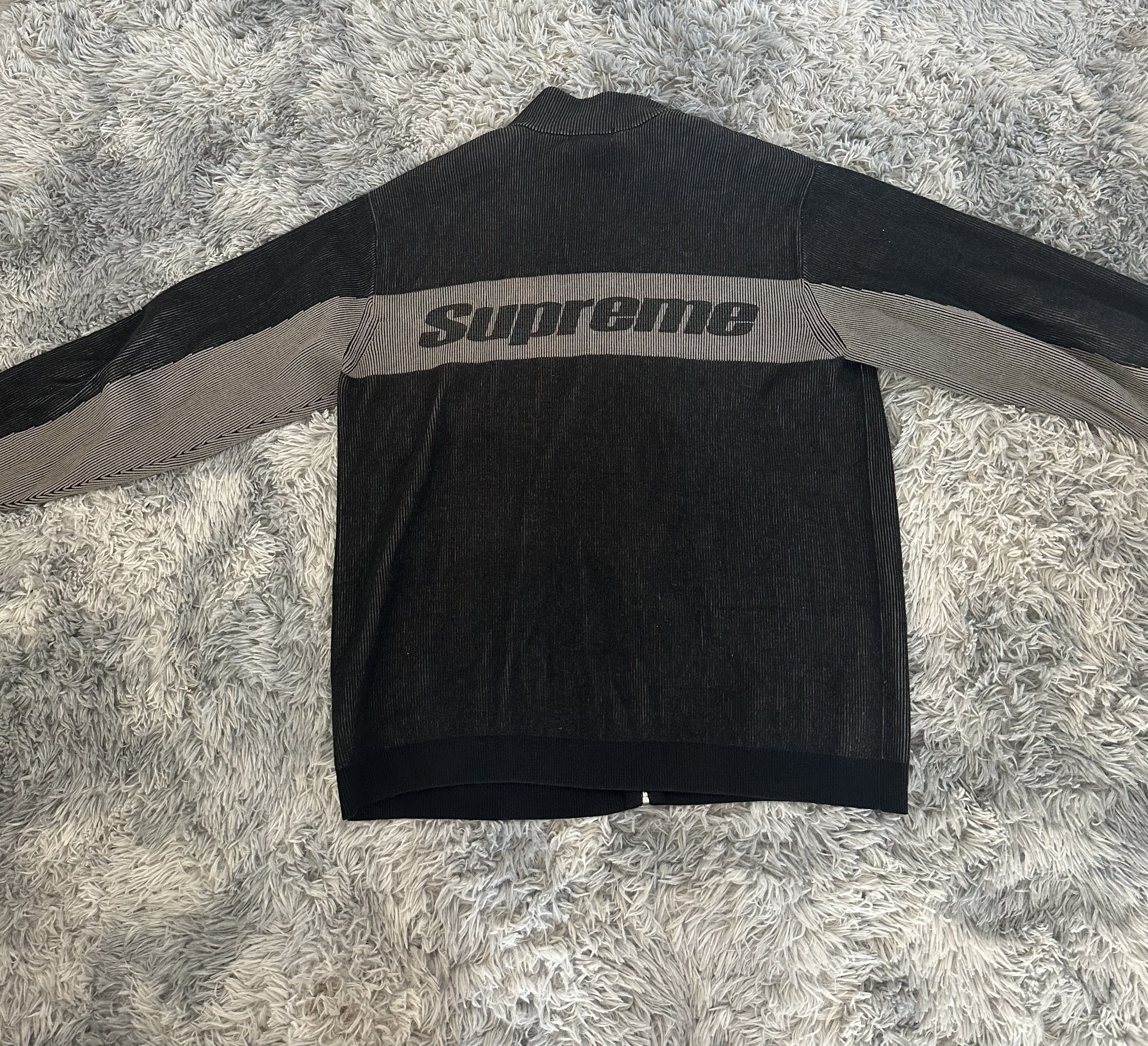 Supreme Supreme 2-Tone Ribbed Zip Up | Grailed