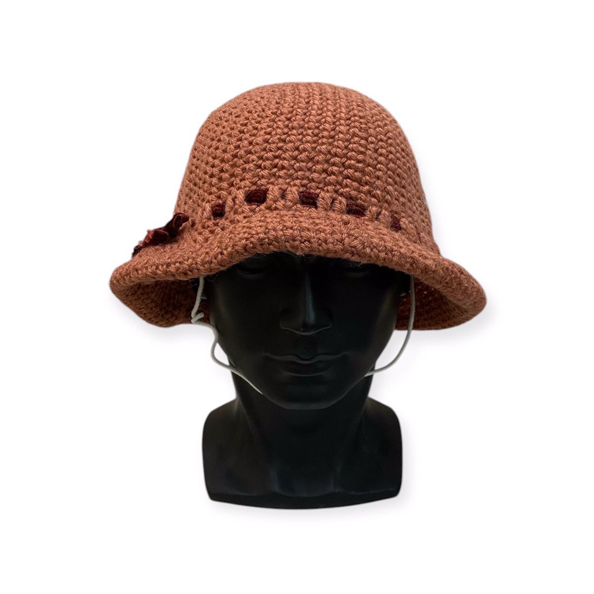 Japanese Brand × Kapital × Vintage Japanese Brand Rare Design Knit Bucket Hat Size ONE SIZE - 1 Thumbnail