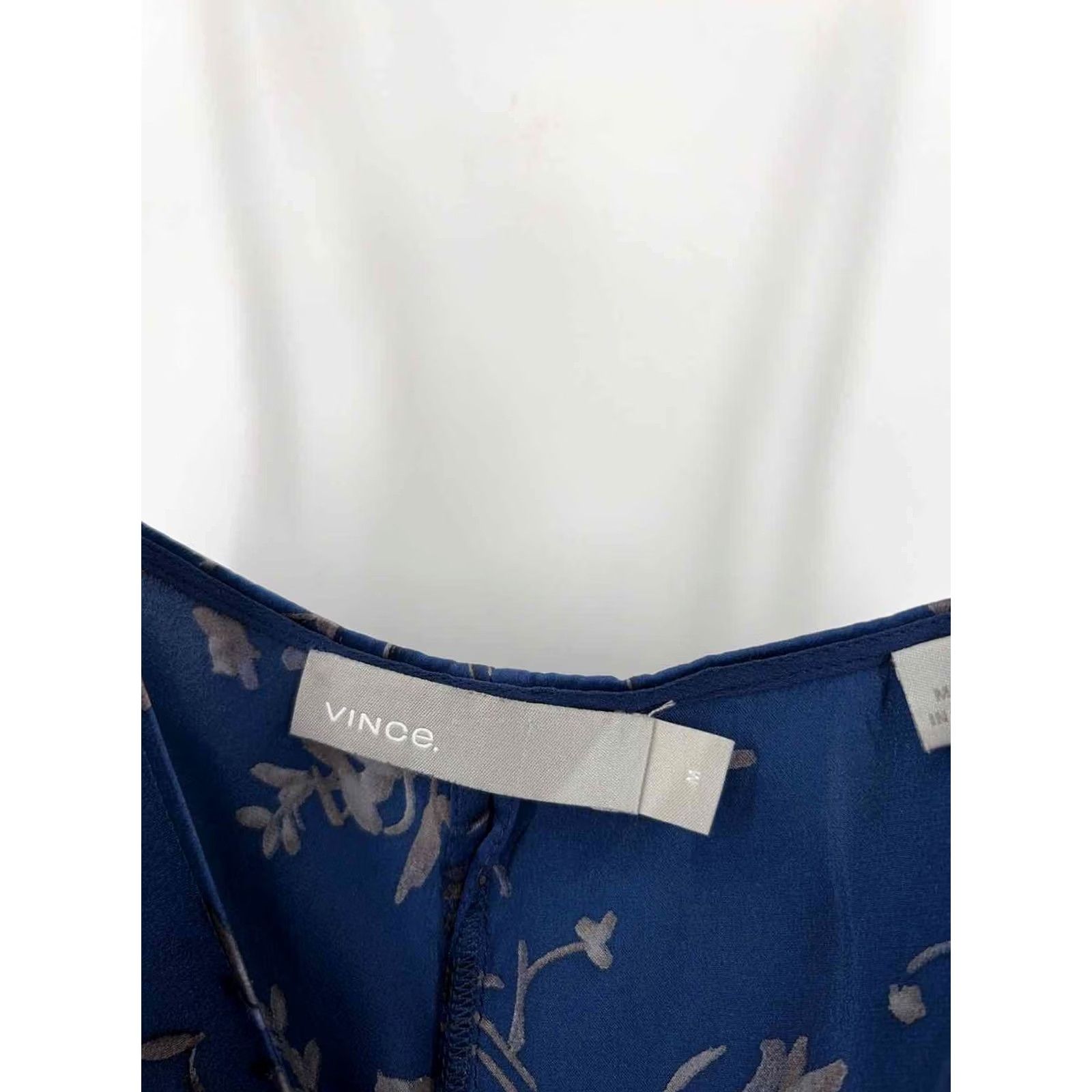 Vince Vince Navy Size Medium Tank Top Size M / US 6-8 / IT 42-44 - 2 Thumbnail
