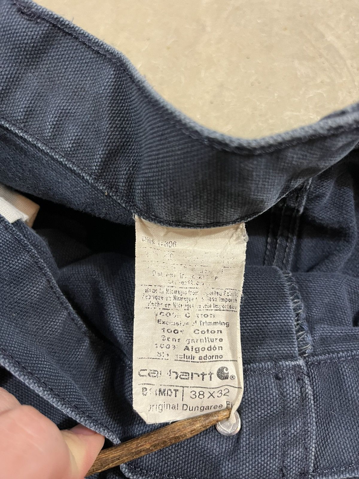 Carhartt Carhartt B11 MDT Work Pants Faded Blue Size US 38 / EU 54 - 5 Thumbnail