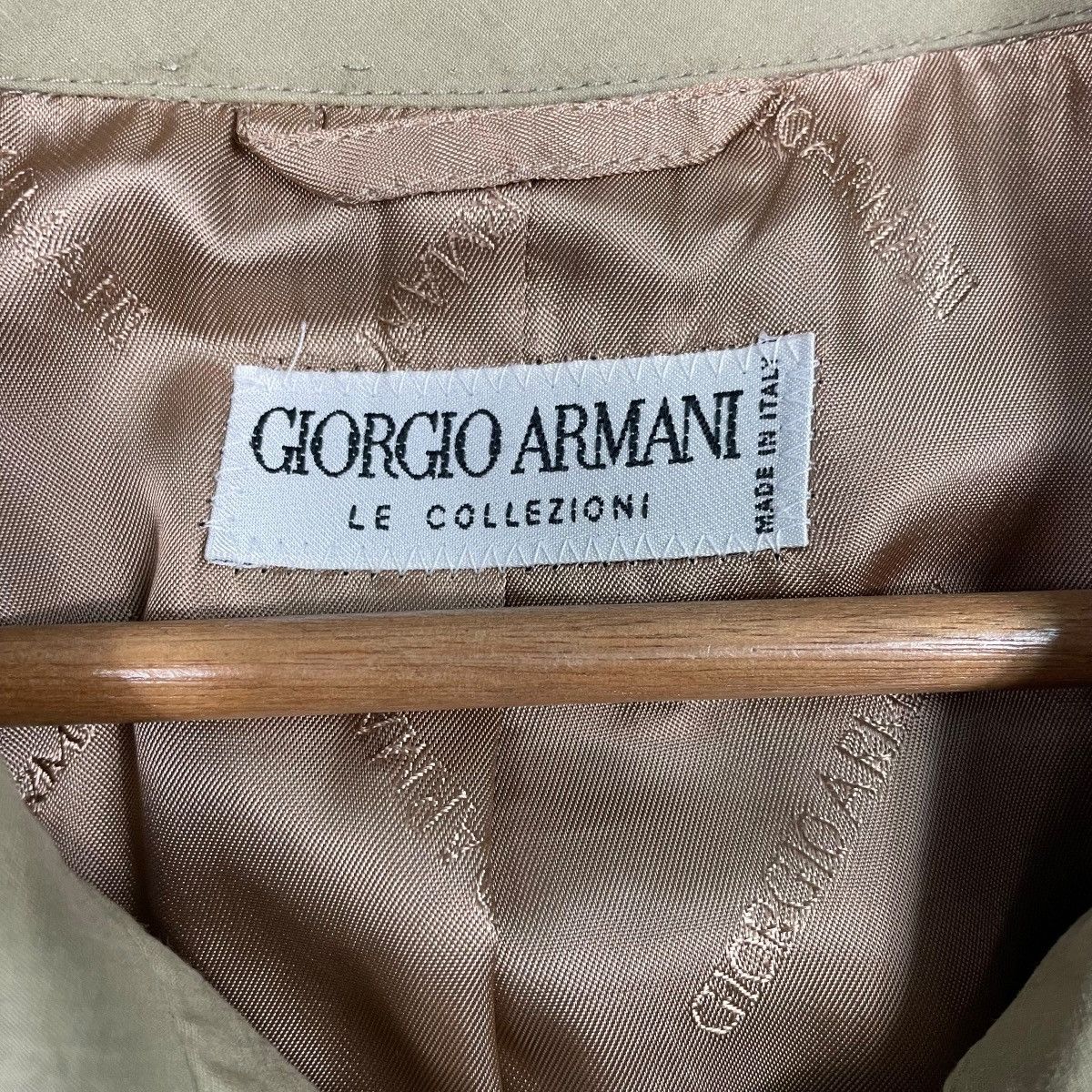 Giorgio Armani Vintage Giorgio Armani Soprabito Uom Trenchcoat Size US S / EU 44-46 / 1 - 16 Thumbnail