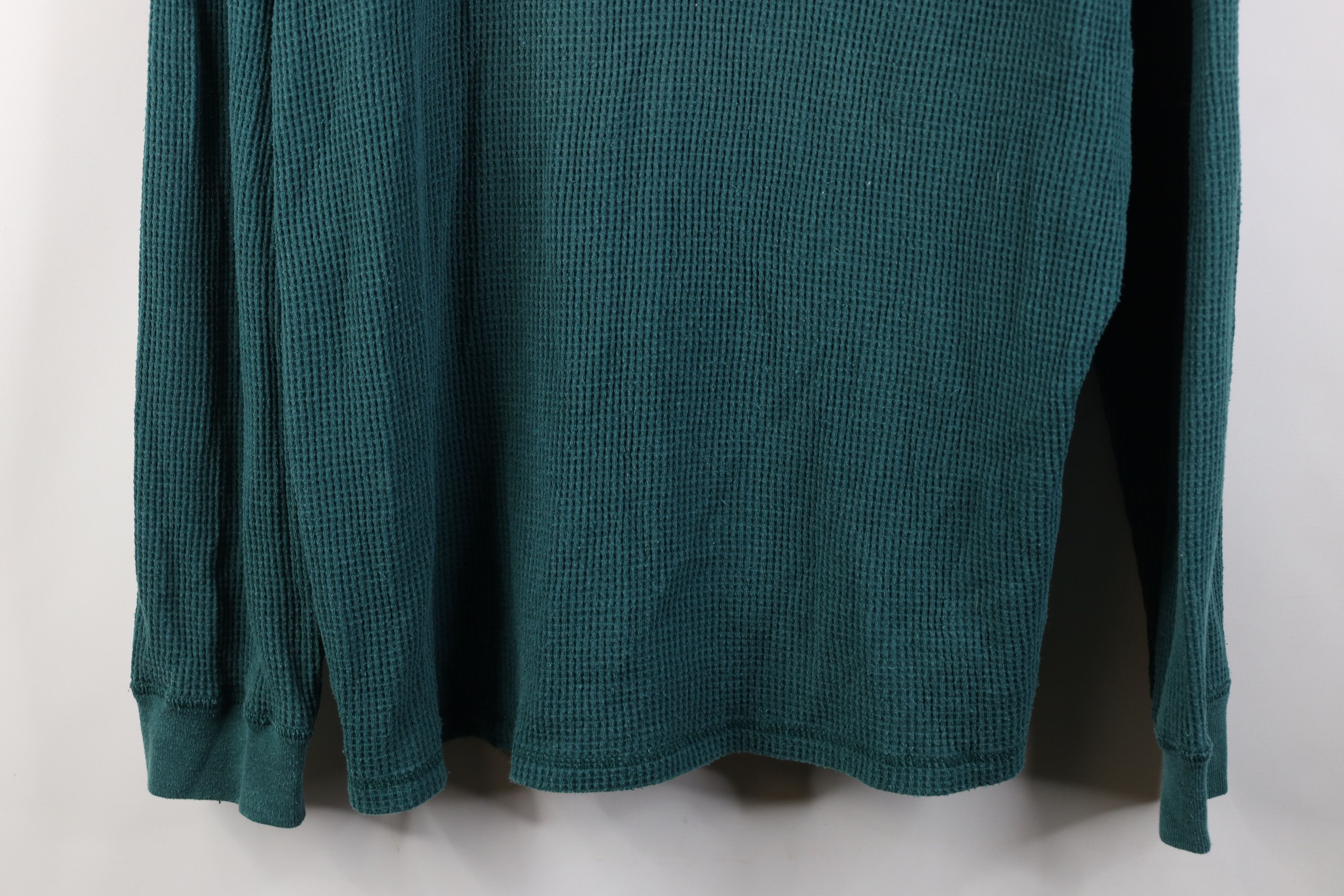Vintage Vintage 90s Streetwear Knit Long Sleeve Henley T-Shirt USA Size US XL / EU 56 / 4 - 3 Thumbnail