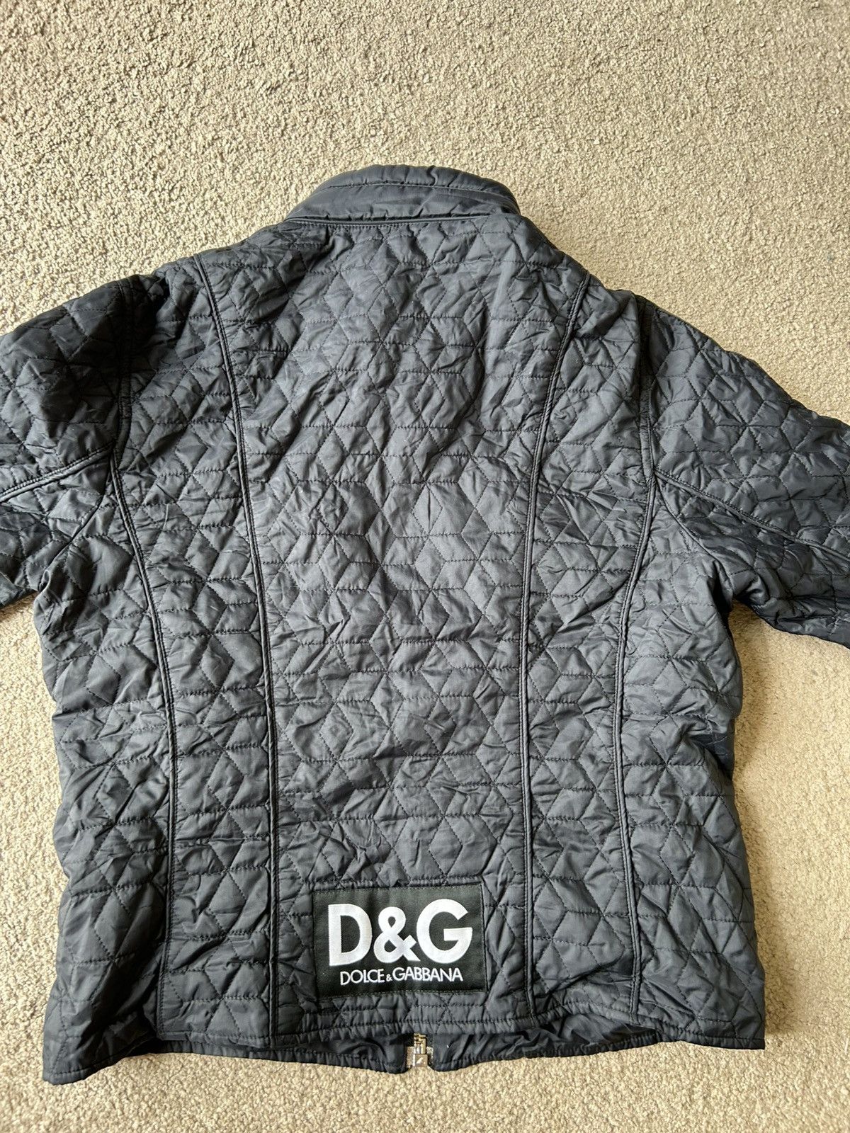 Dolce & Gabbana Dolce & Gabbana Quilted Jacket Black Men’s 50 Designer Size US M / EU 48-50 / 2 - 8 Thumbnail