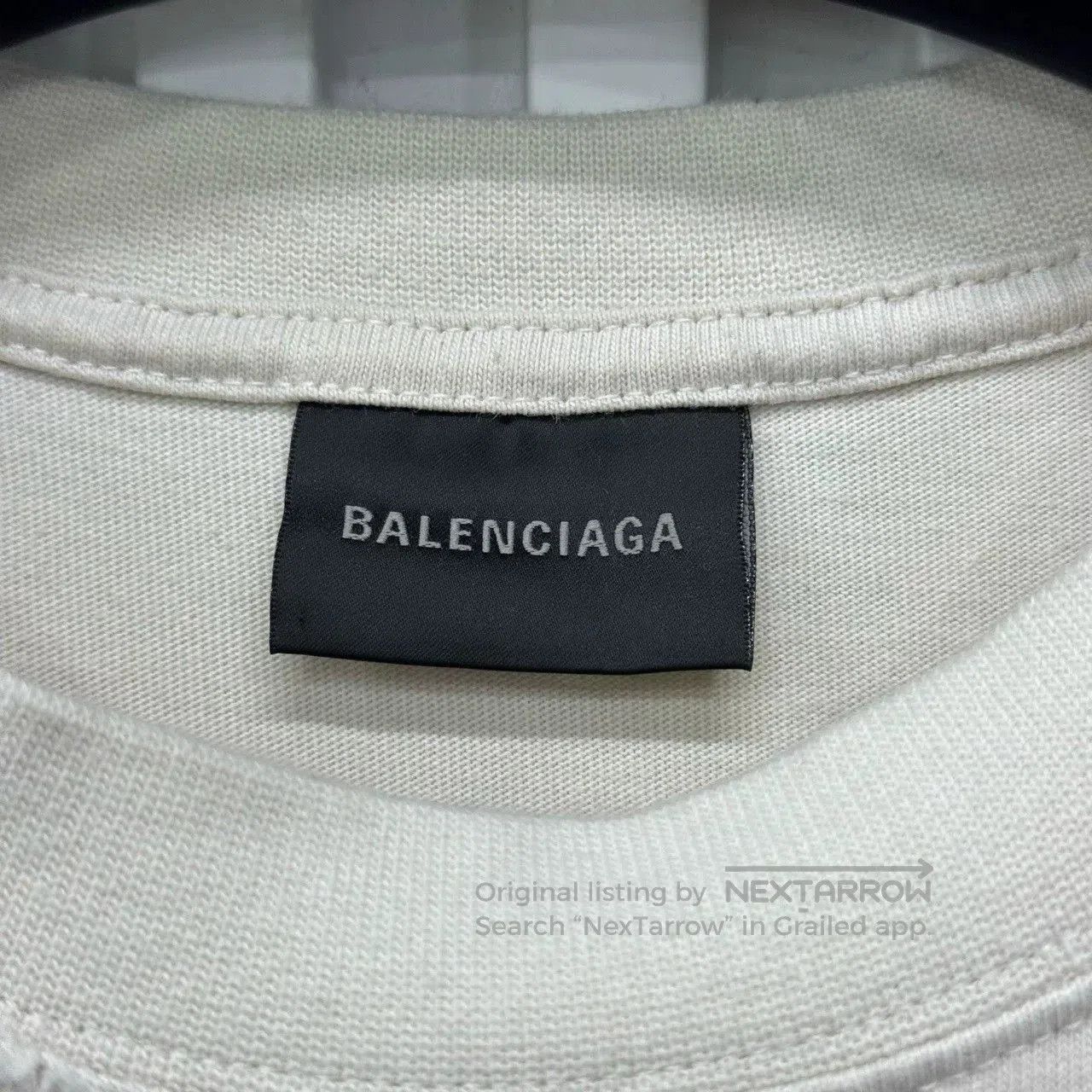 Balenciaga Balenciaga Distressed Short Sleeve T. Size US S / EU 44-46 / 1 - 4 Thumbnail