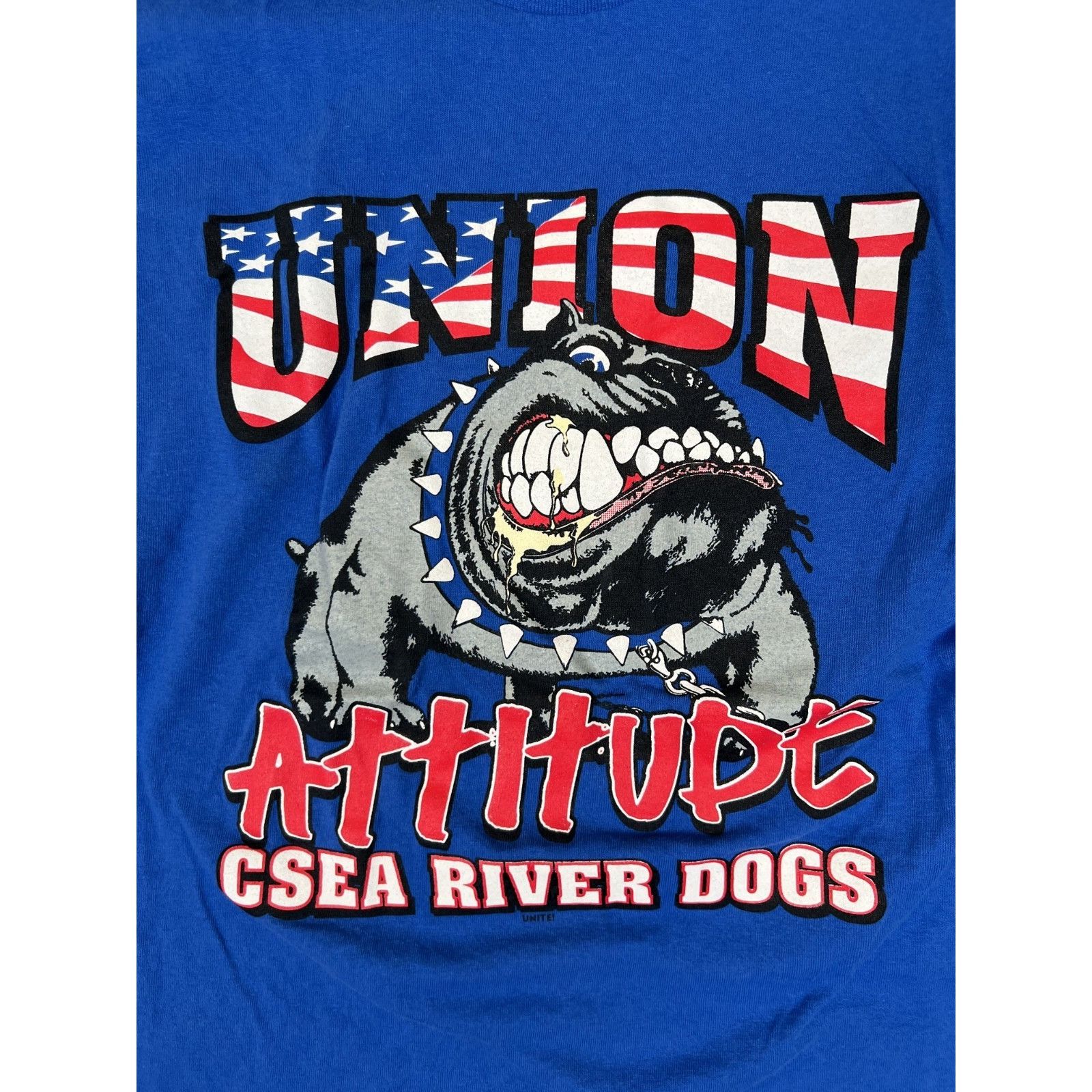 Other Vintage Y2K Union Shirt CSEA River Dogs Size Medium Californ Size US L / EU 52-54 / 3 - 2 Thumbnail