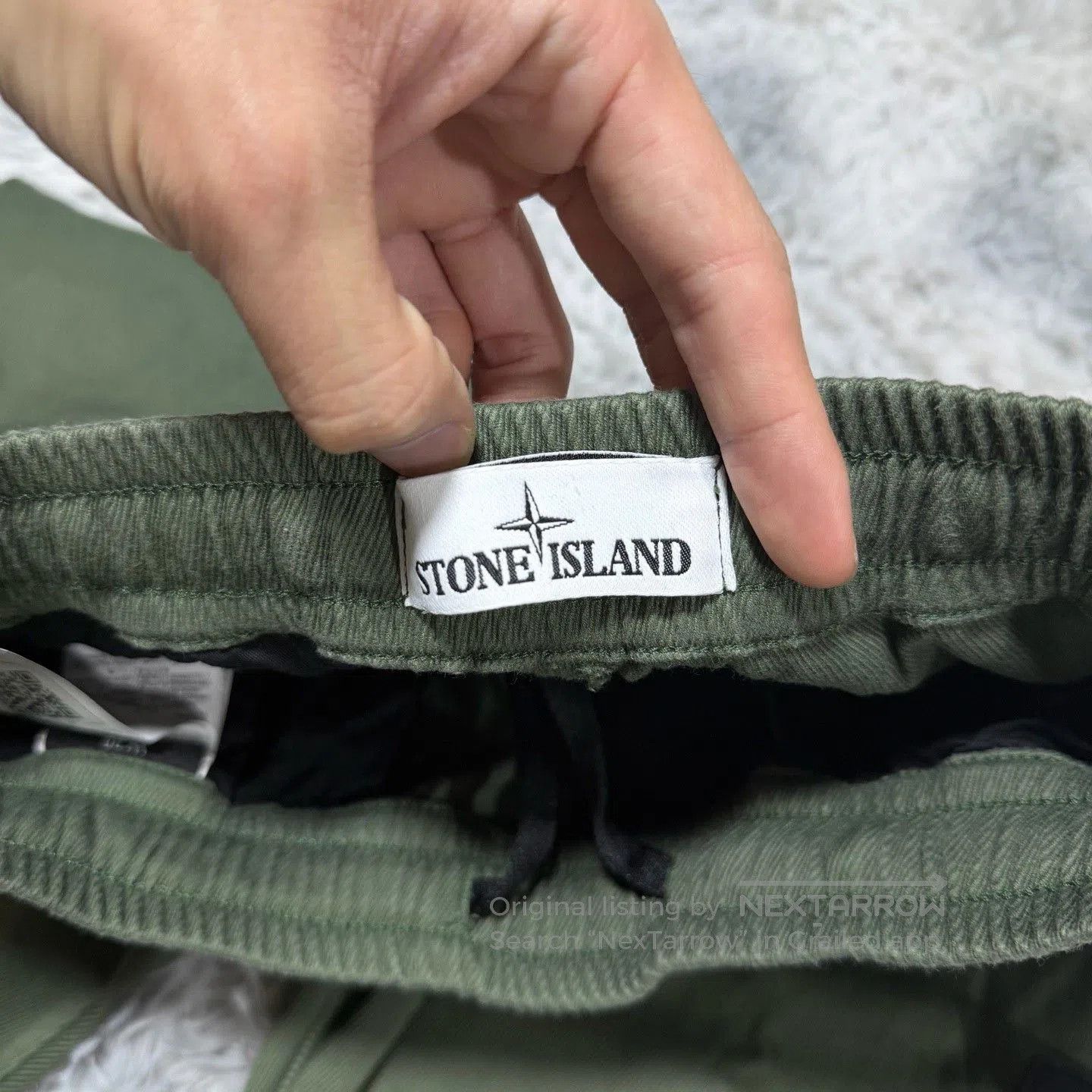 Stone Island Stone Island Green Cargo Straight-Leg Pants W30. Size US 30 / EU 46 - 6 Thumbnail