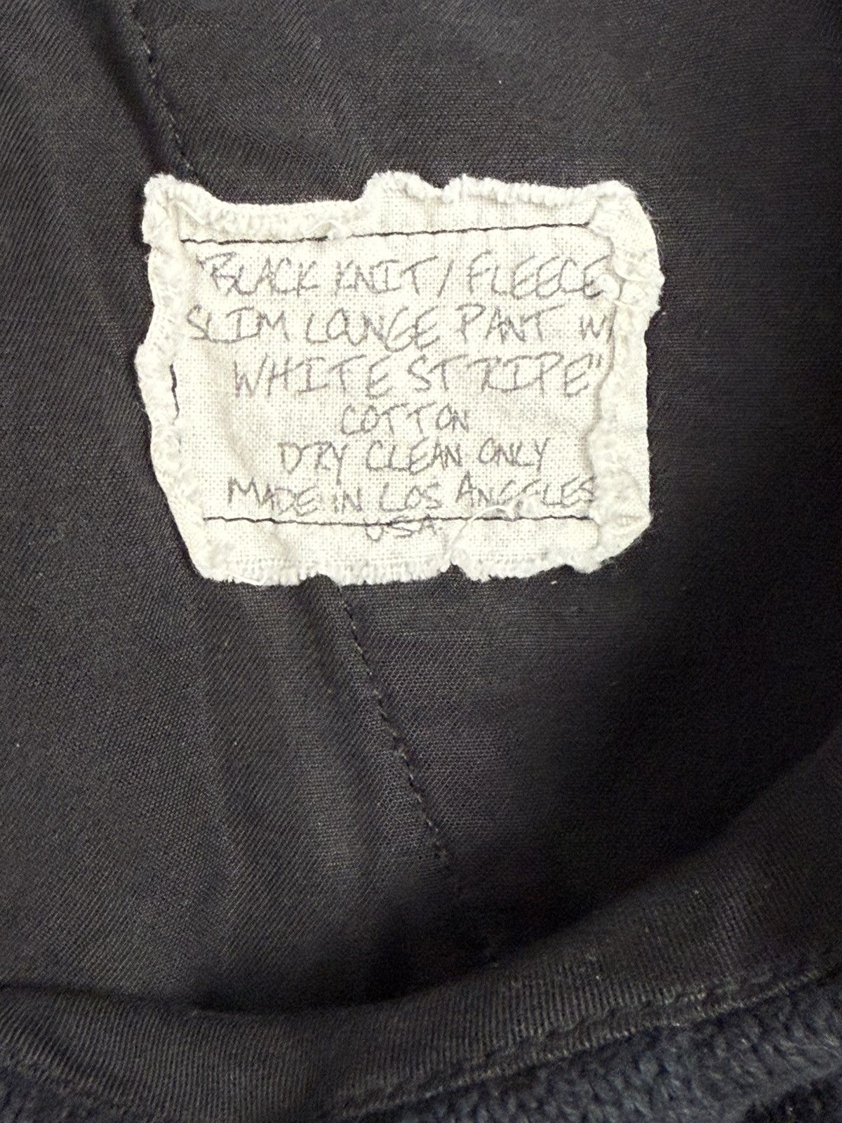 Greg Lauren Knit Fleece Slim Lounge Pants Size US 34 / EU 50 - 5 Thumbnail