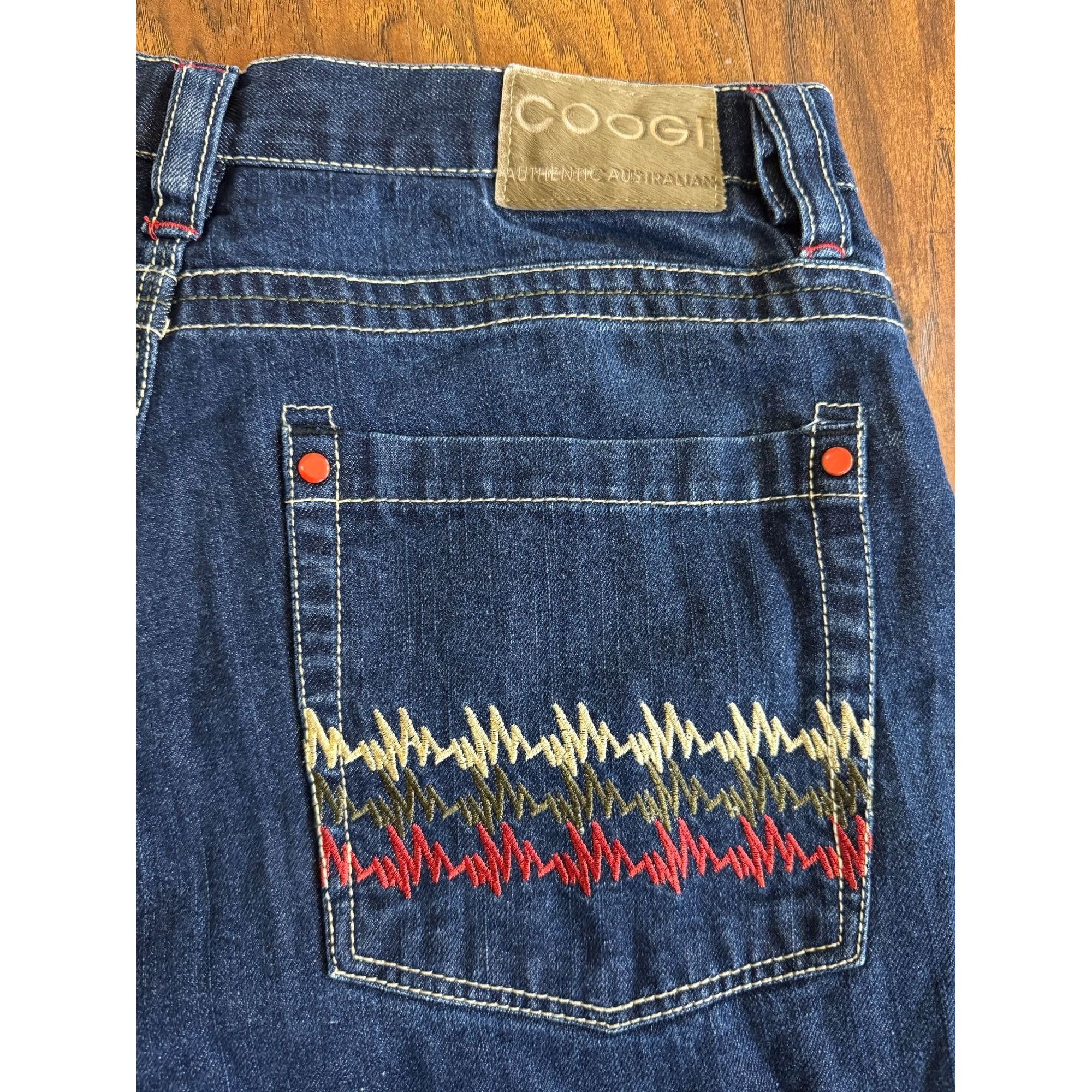 Coogi VTG Coogi Mens Straight-Leg Blue Denim Jeans Embroidered Poc Size US 38 / EU 54 - 6 Thumbnail