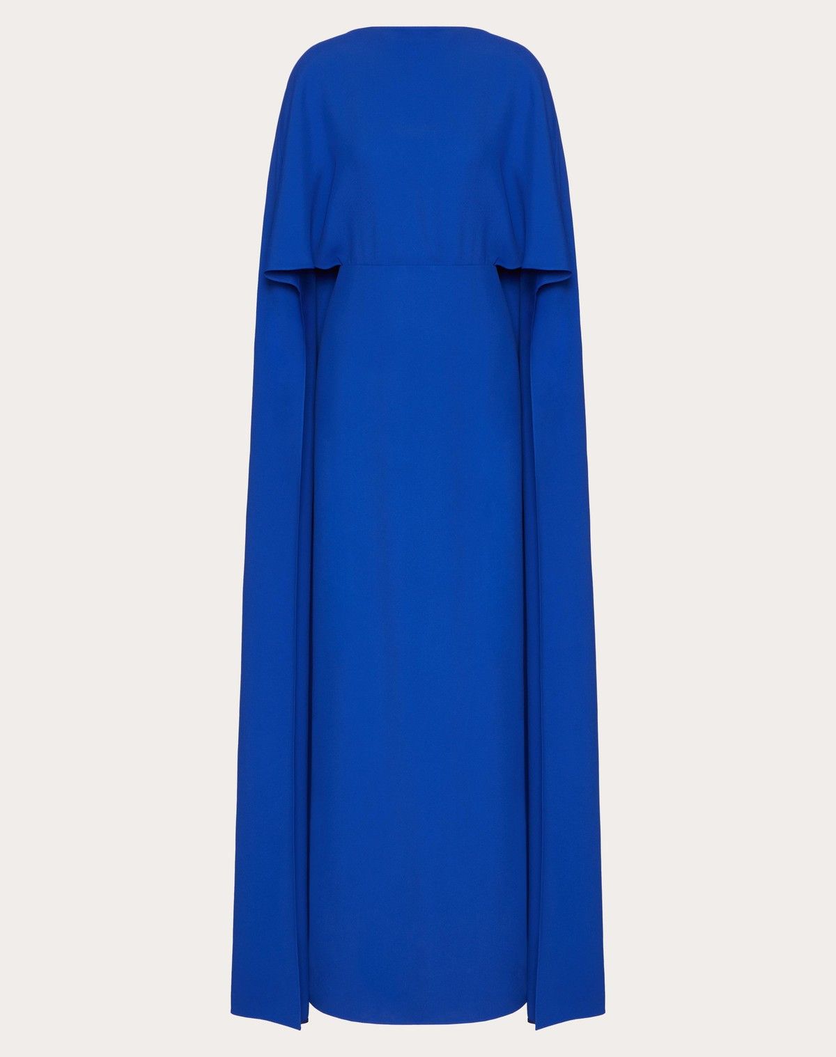 Valentino o1s1wg110525 Cady Couture Evening Dress in Blue Size M / US 6-8 / IT 42-44 - 1 Thumbnail