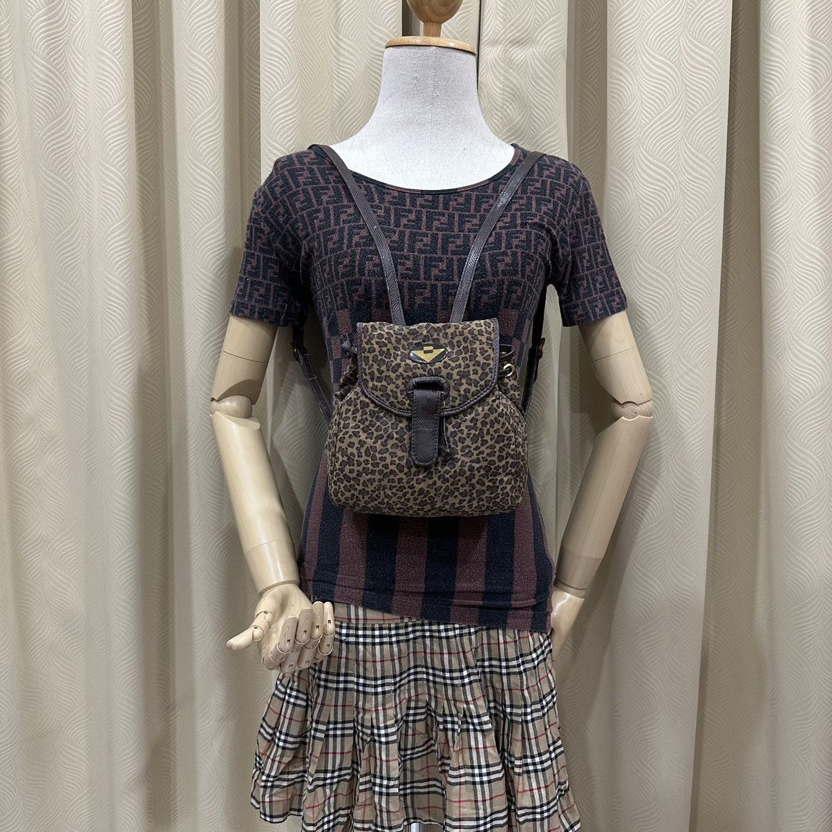 Bottega Veneta ‼️LASTDROP‼️VINTAGE BOTTEGA VENETA LEOPARD PRINT MINI BACKPACK Size ONE SIZE - 1 Thumbnail