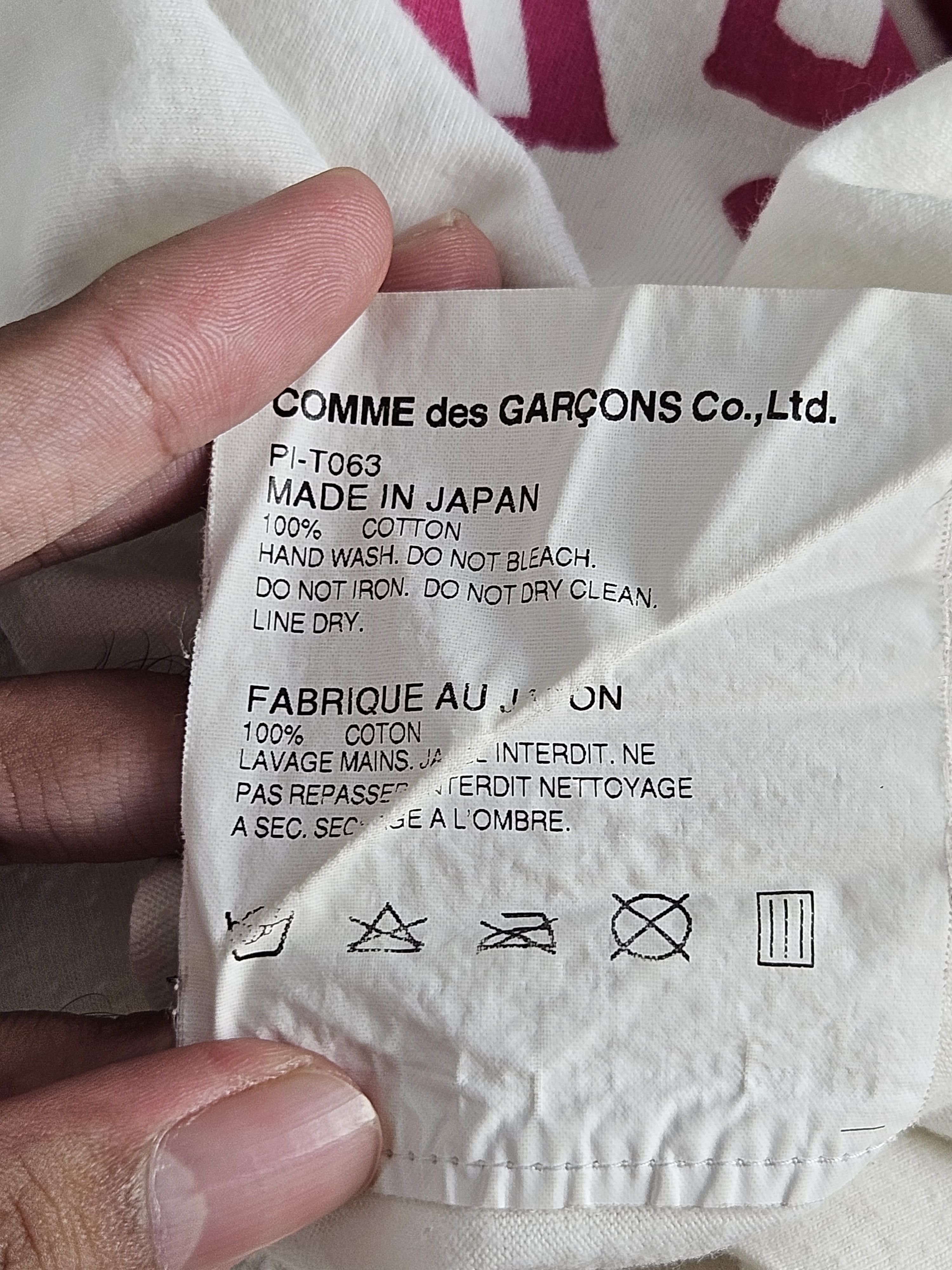 Comme des Garcons Comme des Garcons CDG Live Free With Strong Will shirt Size US S / EU 44-46 / 1 - 6 Thumbnail