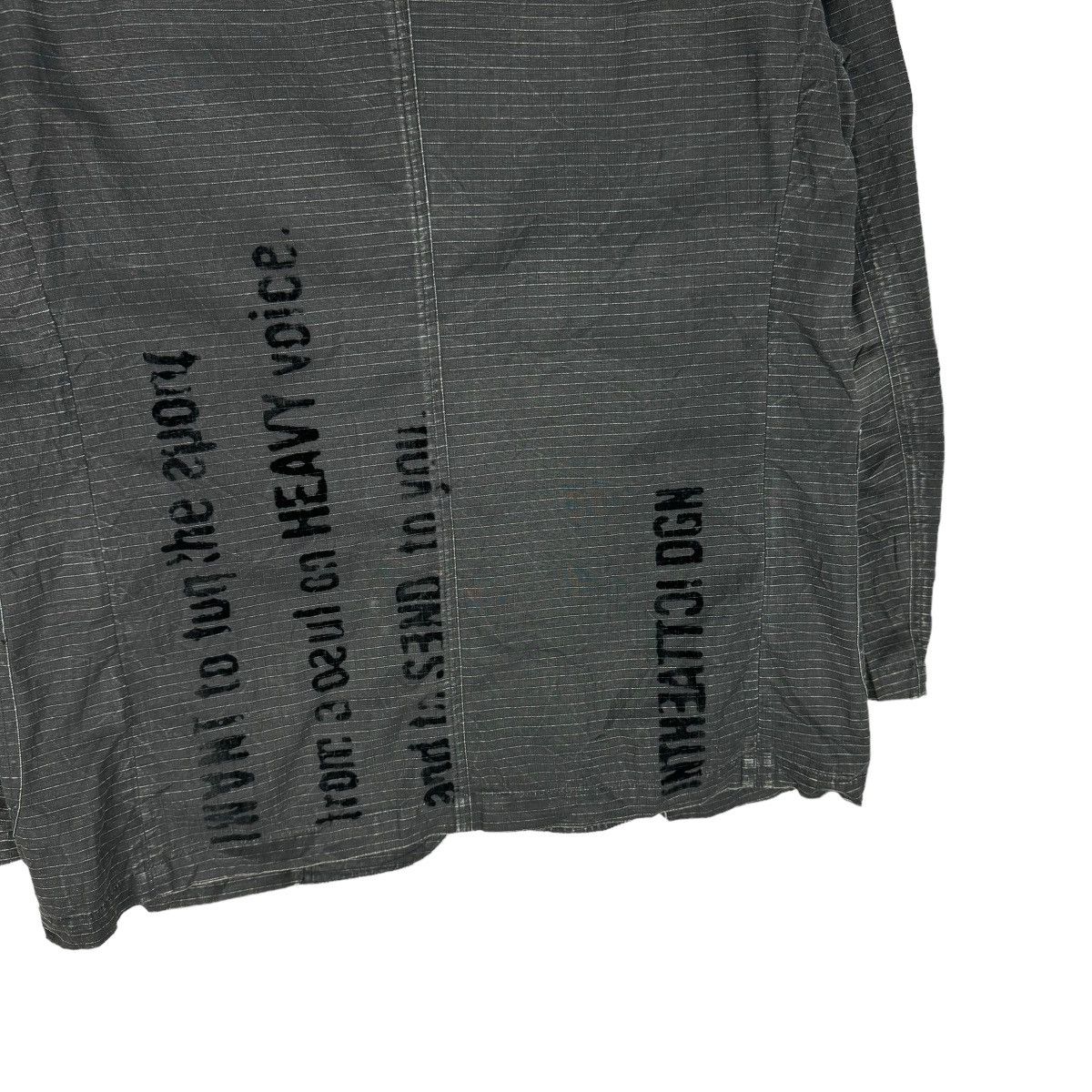 In The Attic ⚡️IN THE ATTIC STRIPED WORD ART COAT JACKET Size US L / EU 52-54 / 3 - 7 Thumbnail