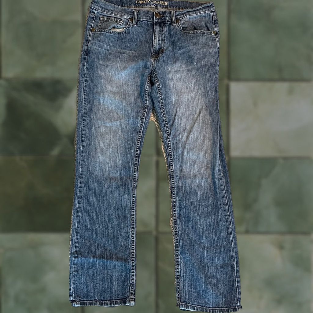 Cody James Cody James Jeans Mens 34x30 Blue Bootcut Denim Western Shirt? Size US 34 / EU 50 - 1 Thumbnail