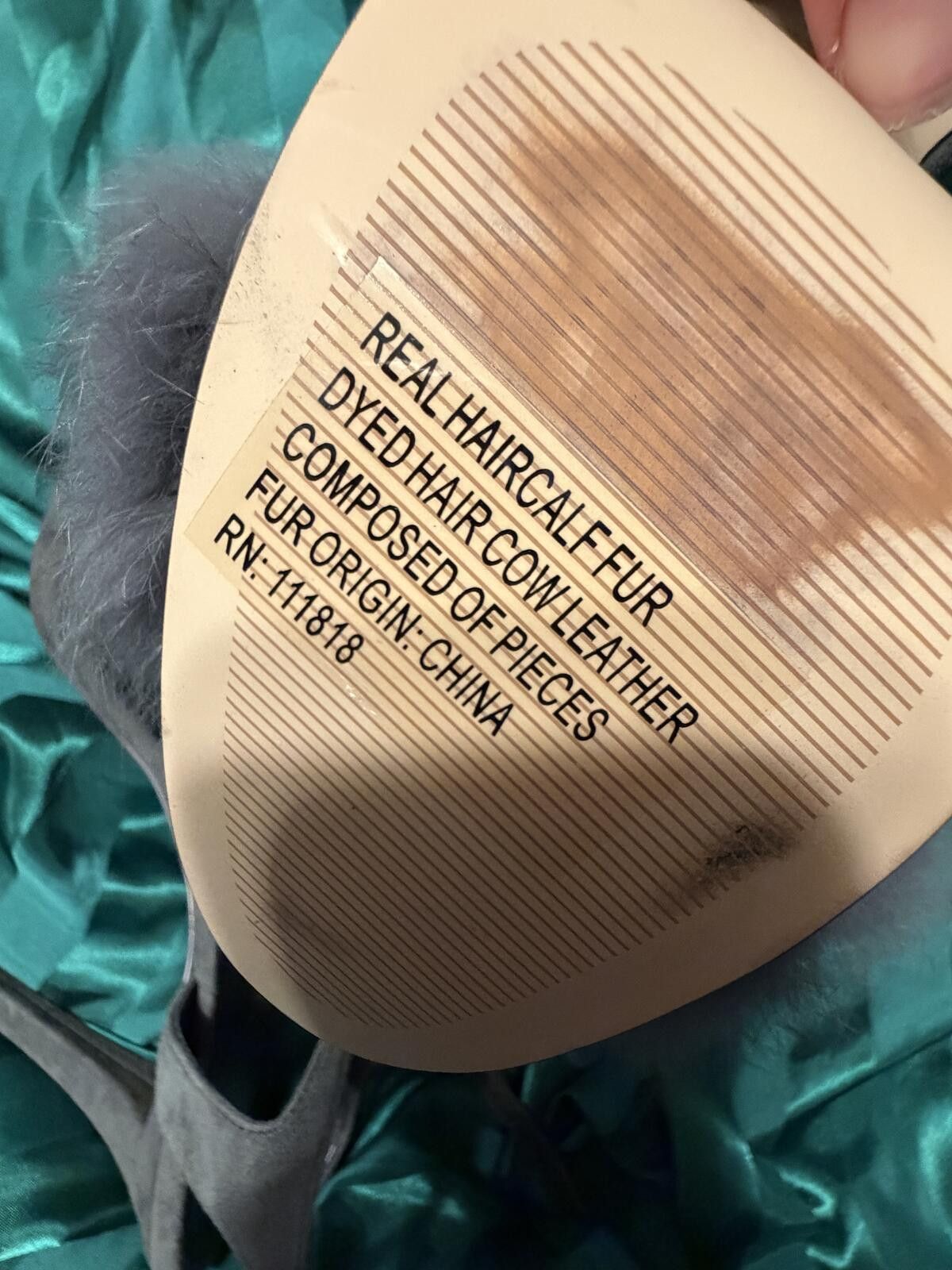Michael Kors GREY FUR HEELS Michael Kors - RARE COLOR - Real Calf Fur Size US 9.5 / IT 39.5 - 5 Thumbnail