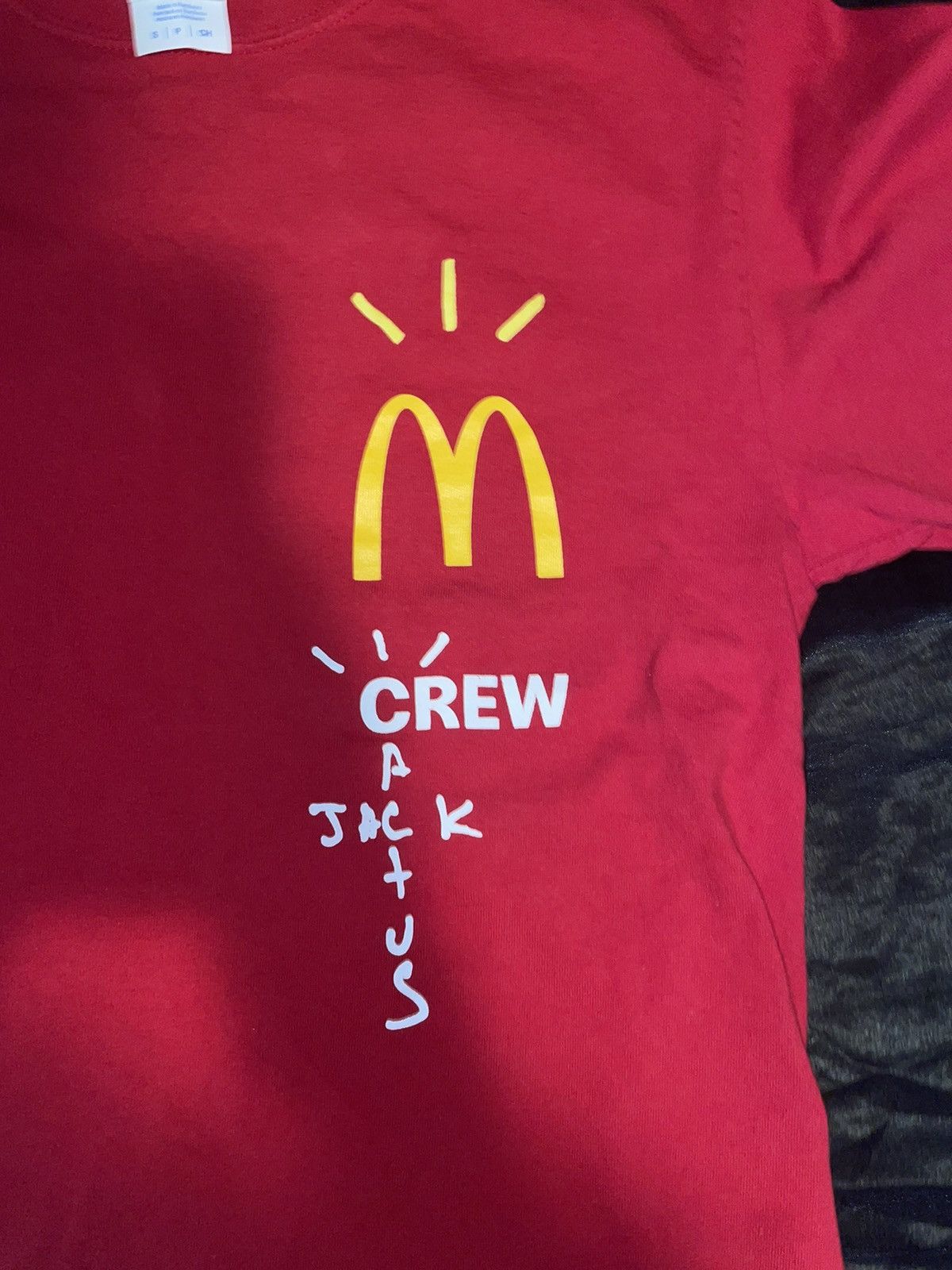 Travis Scott Travis Scott Mc Donalds Tee Small Size US S / EU 44-46 / 1 - 3 Thumbnail