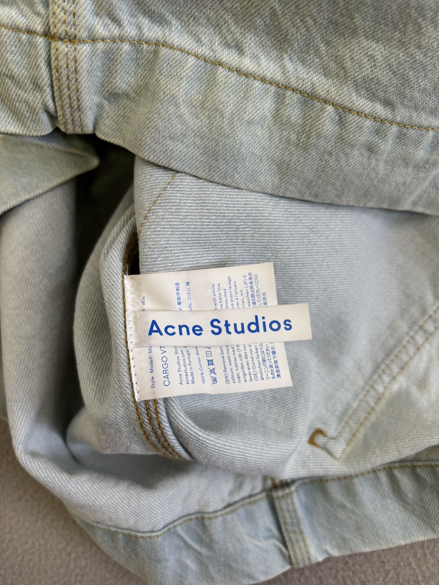 Acne Studios Acne Studios Blå Konst Denim Tunic size 32 Size XXS / US 00 / IT 34 - 19 Thumbnail