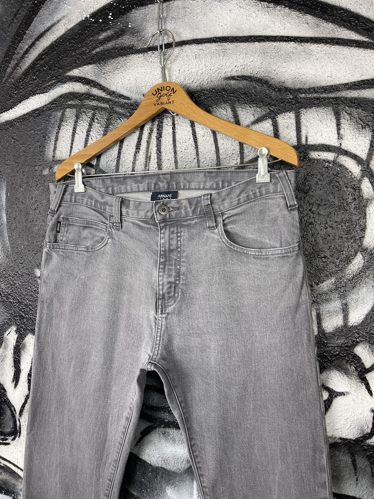 Armani Armani Jeans Grey Tapered Jeans Men’s Size W34 L32 Size US 34 / EU 50 - 5 Thumbnail