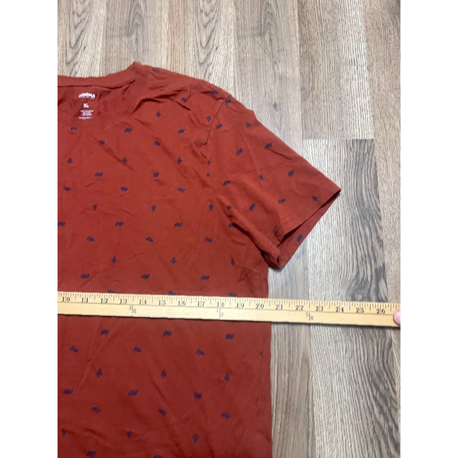 Vintage Sonoma Shirt Men's XL Orange Black Bears and Trees Size XL / US 12-14 / IT 48-50 - 7 Thumbnail