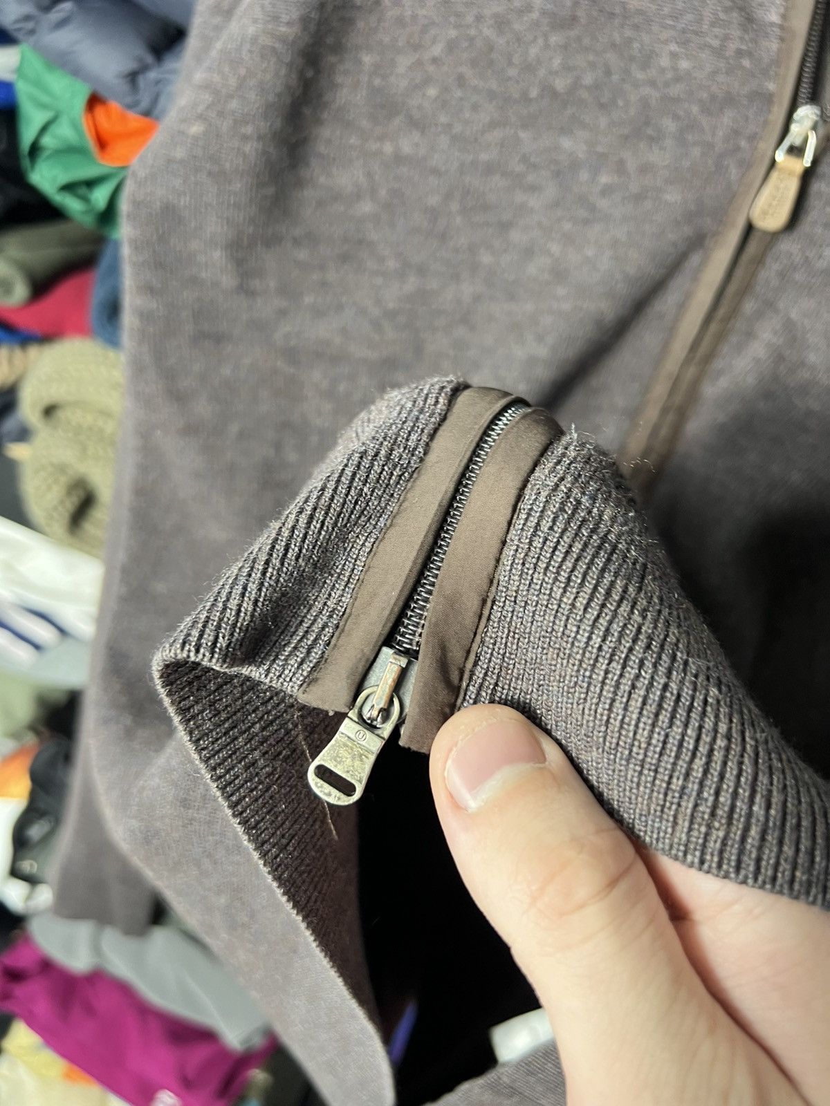Other Maerz Muenchen Merino Wool Zip Sweater Brown Size L Size US L / EU 52-54 / 3 - 11 Thumbnail