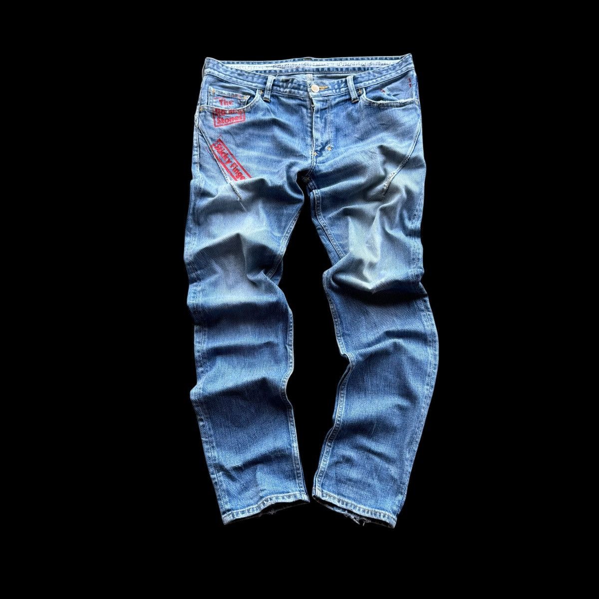 Number (N)ine 🌟NUMBER NINE X ROLLING STONES 501 DENIM JEANS PANTS Size US 30 / EU 46 - 1 Thumbnail