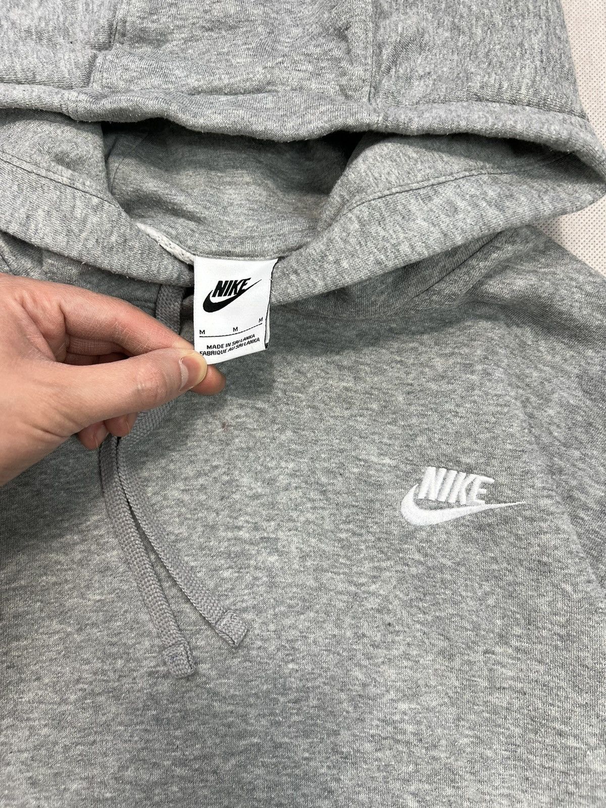 Nike Hoodie Nike small logo grey new collection Size US M / EU 48-50 / 2 - 2 Thumbnail