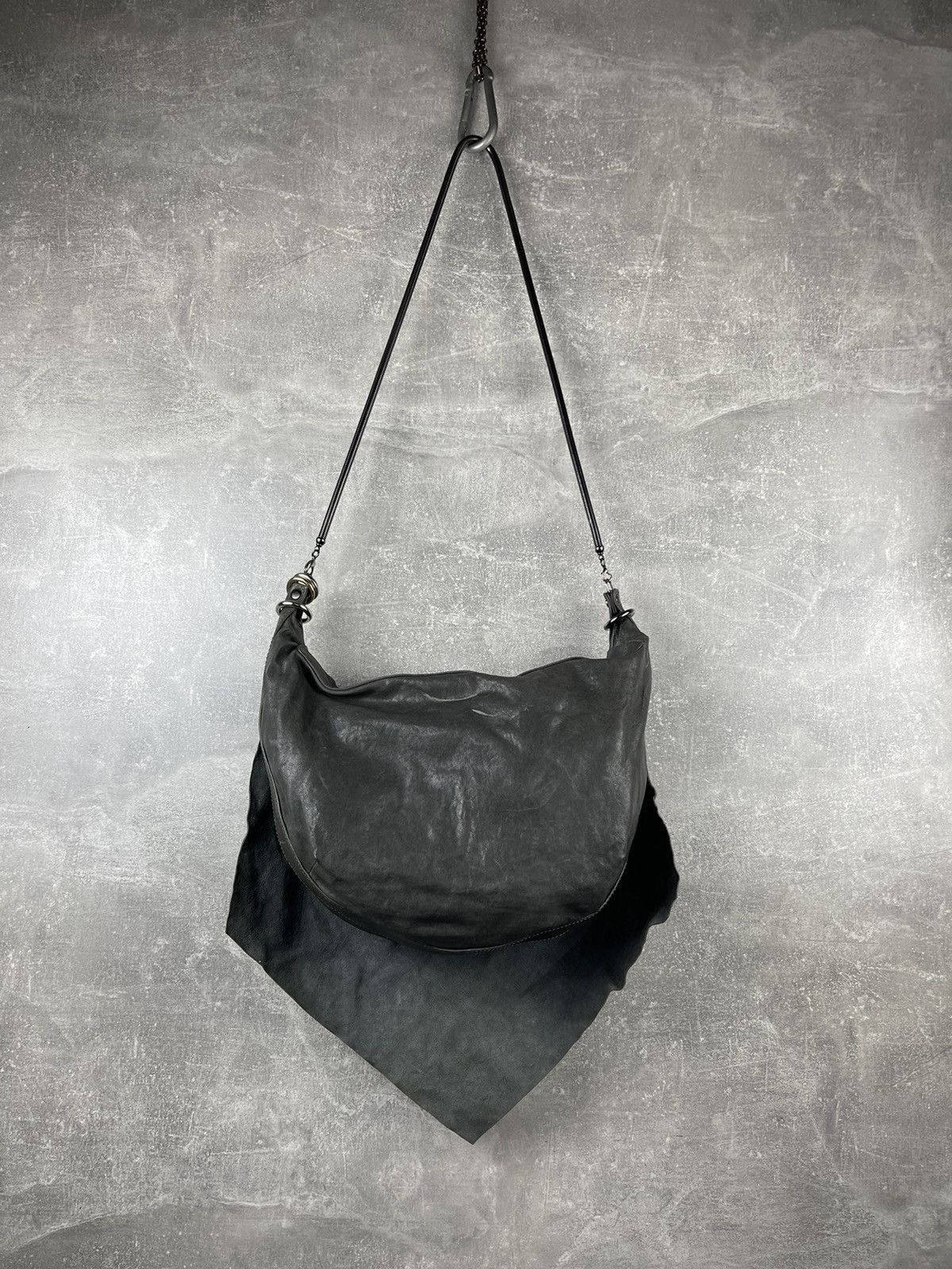 Other Avant Garde de Couture Gray Leather Shoulder Bag Italy Size ONE SIZE - 5 Thumbnail