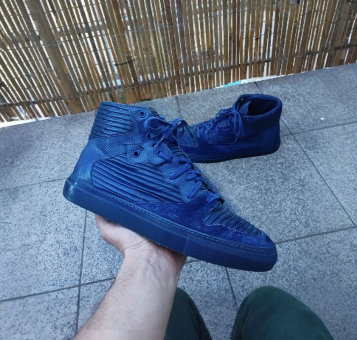 Balenciaga Balenciaga pleated high monochromes violet rare vintage Size US 7 / EU 40 - 1 Thumbnail