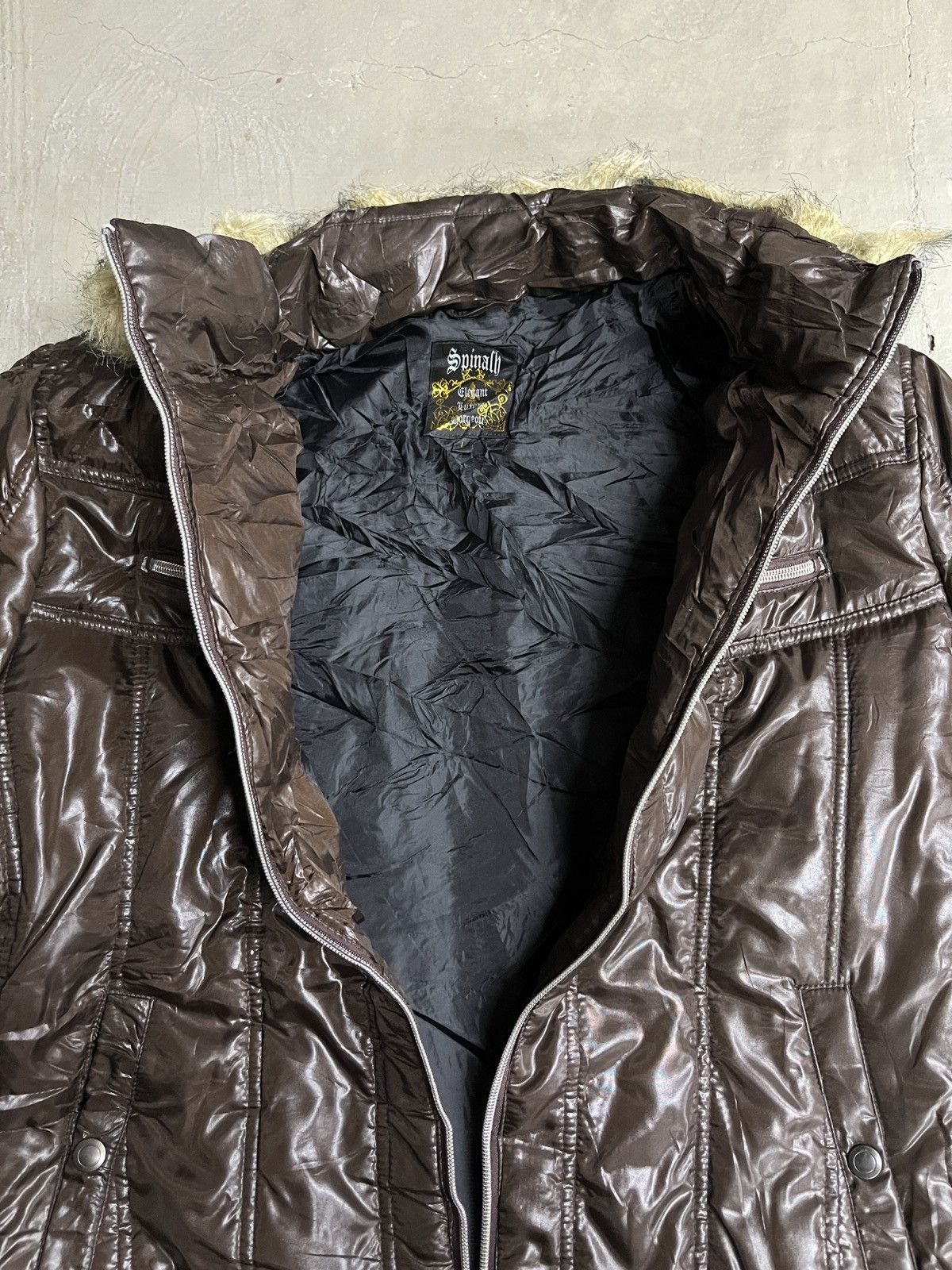 If Six Was Nine Vkei Apocalypse 2000's Spinash Faux Fur Jacket Size US M / EU 48-50 / 2 - 11 Thumbnail
