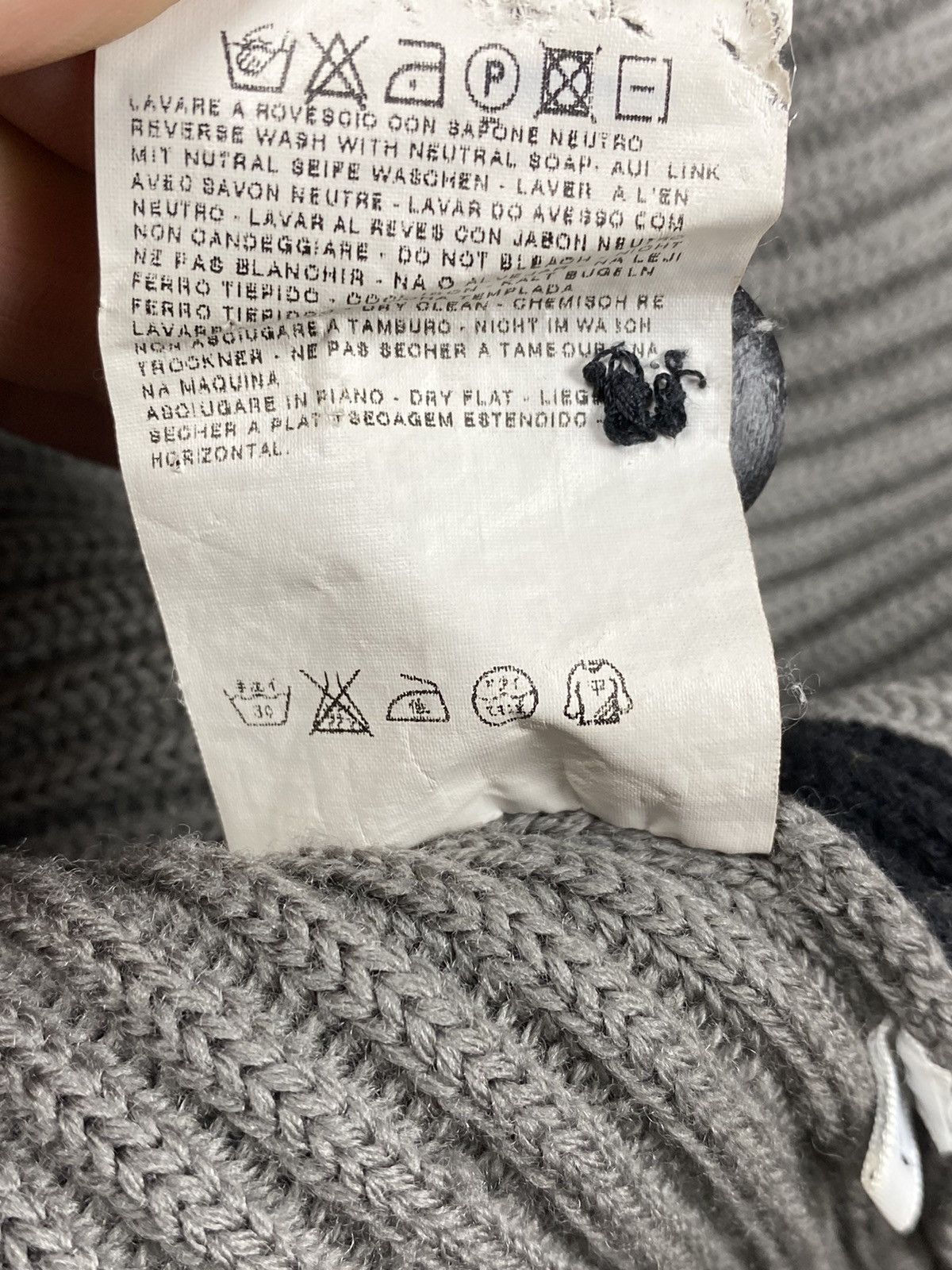 Massimo Osti Vintage 00s Stone Island Massimo Osti Wool Knitted Sweater Size US L / EU 52-54 / 3 - 17 Thumbnail