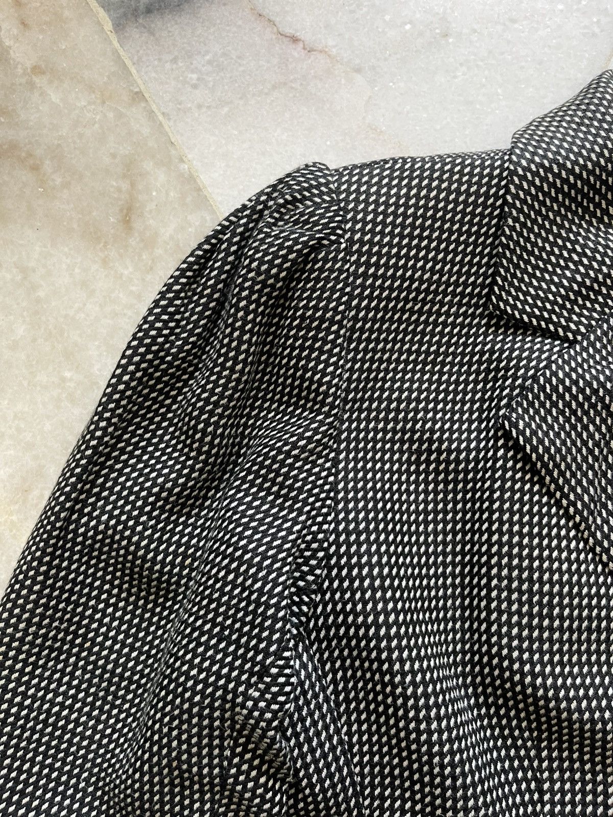 Yves Saint Laurent 90s Yves Saint Laurent Plaid Blazer Jacket Size M / US 6-8 / IT 42-44 - 10 Thumbnail
