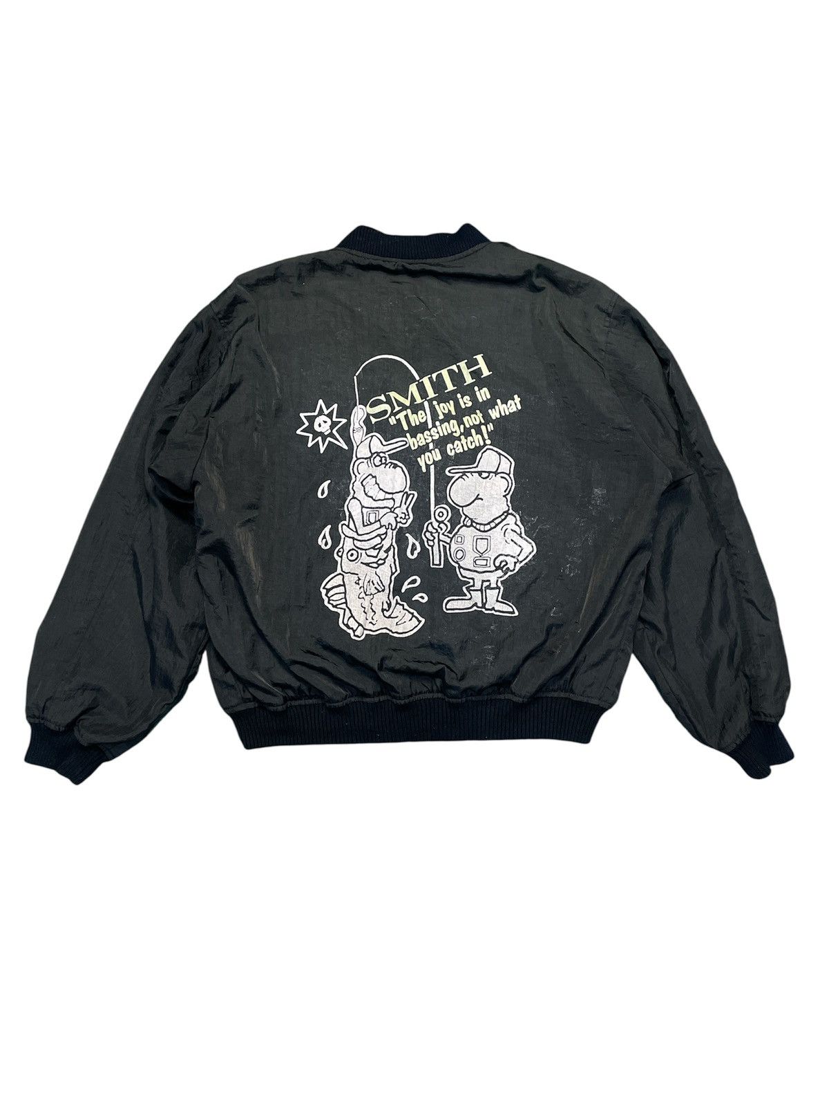 Japanese Brand Vintage Smith LTD Super Strike Bomber Jacket Size US L / EU 52-54 / 3 - 1 Thumbnail