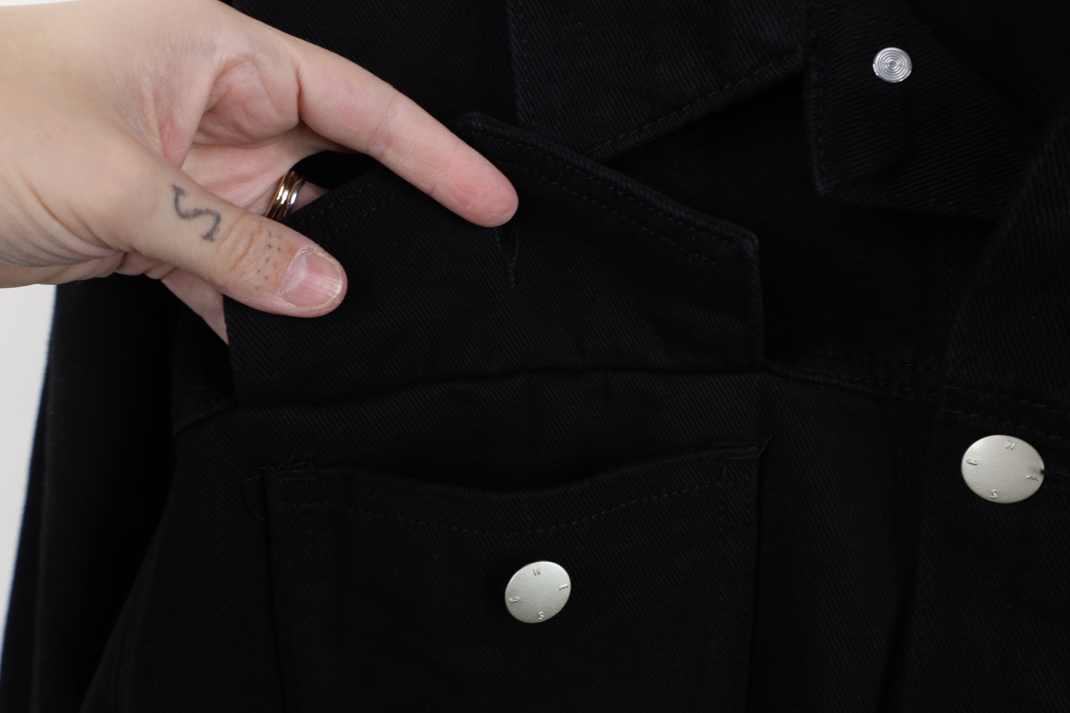 WeSC WESC Streetwear Happiness Smiley Face Denim Trucker Jacket Size US L / EU 52-54 / 3 - 5 Thumbnail