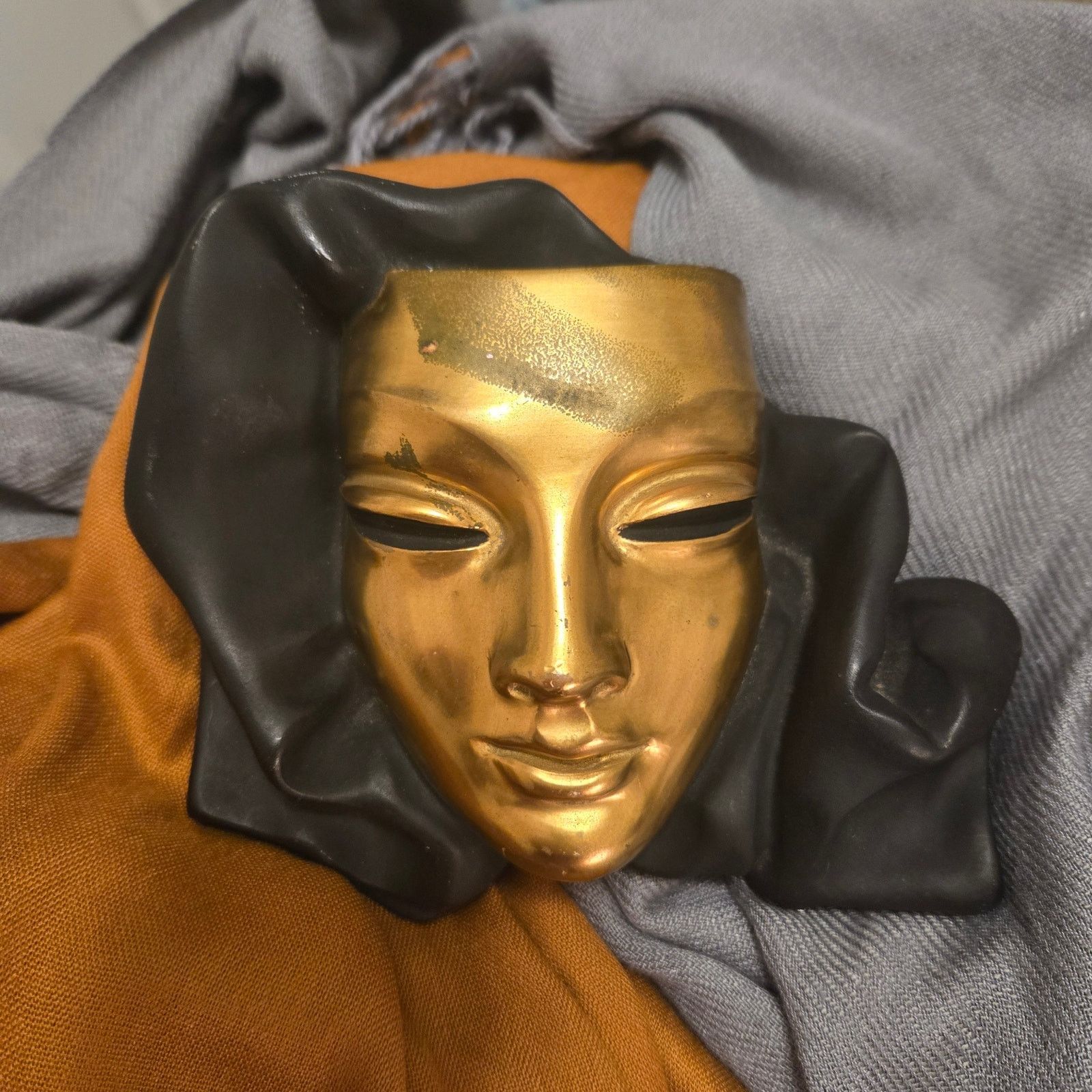 Vintage Vintage Hans Schirmer Achatit Venetian Mask - MCM Sculpture Size ONE SIZE - 1 Thumbnail