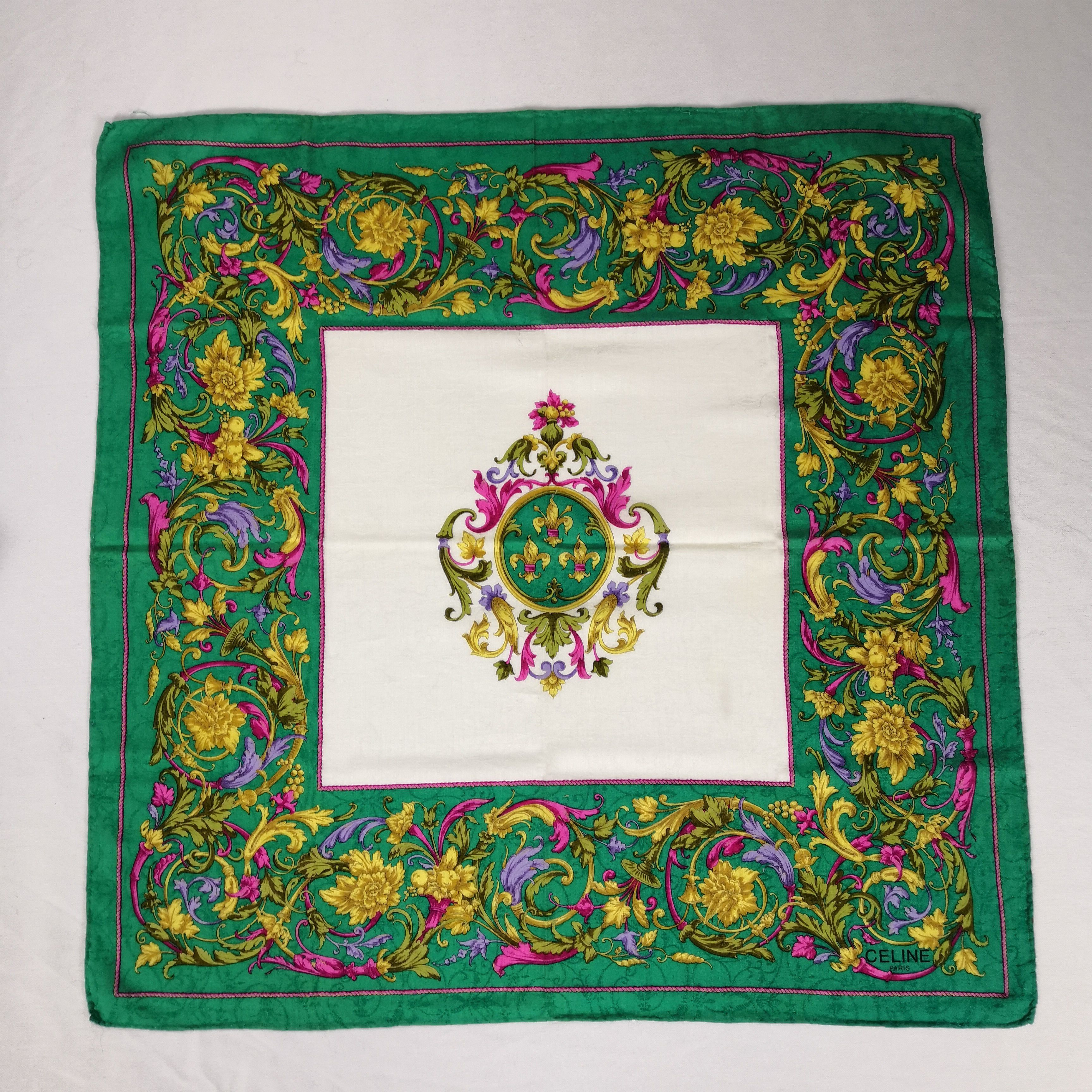 Celine Vintage Celine Handkerchief Neckerchief Bandana - AC71261 Size ONE SIZE - 1 Thumbnail