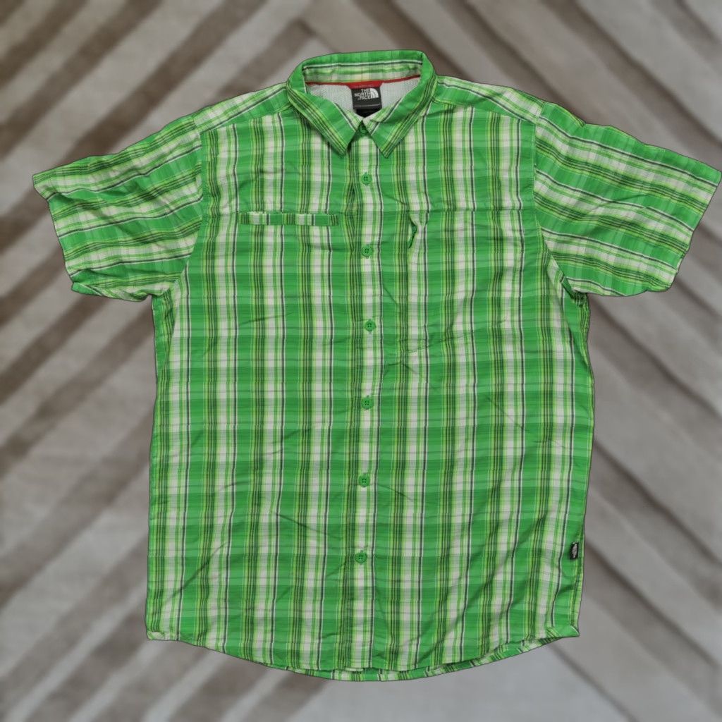 The North Face The North Face Shirt Mens M Green Plaid Button-Up Casual Shirt Size US M / EU 48-50 / 2 - 1 Thumbnail