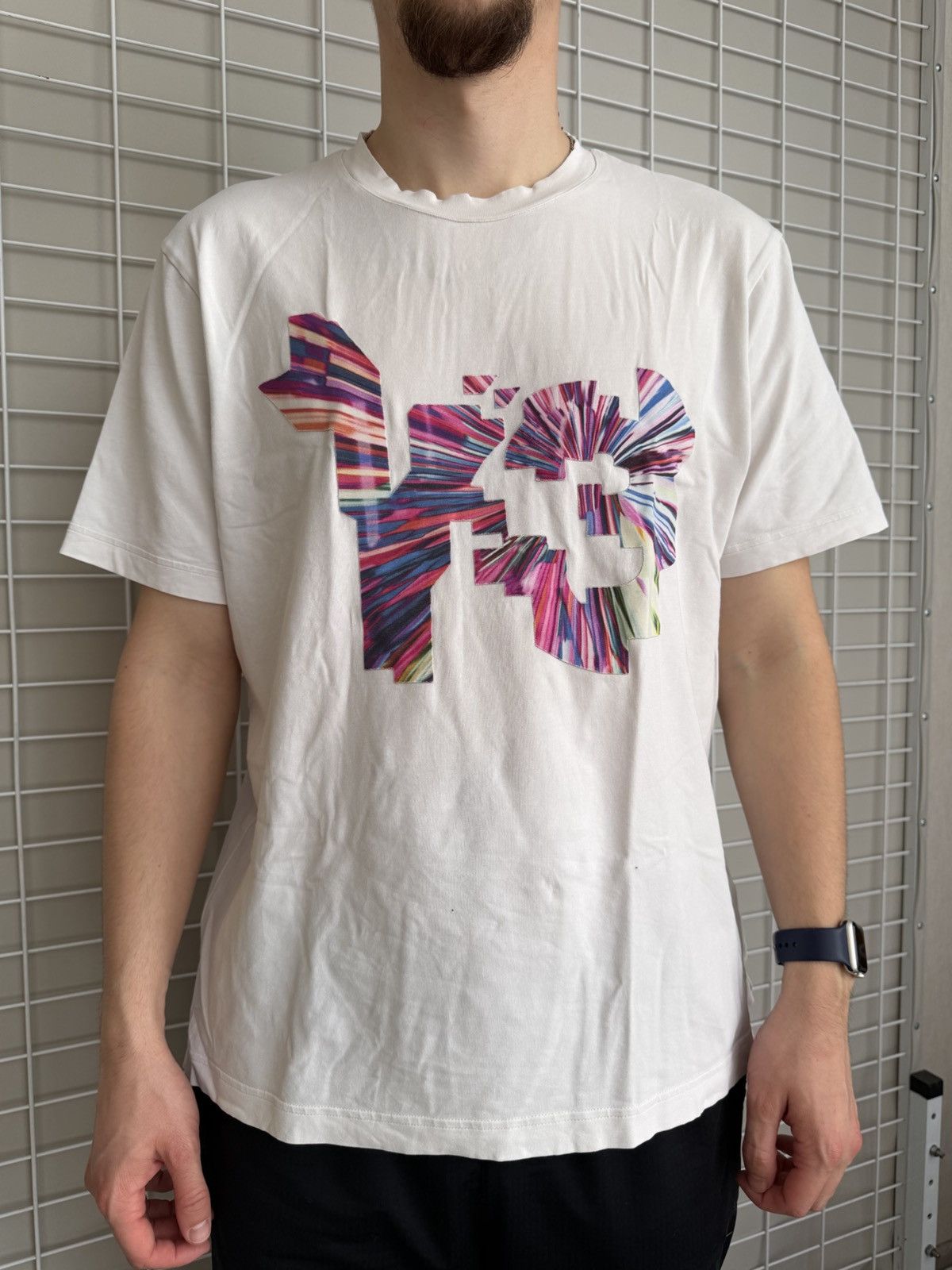 Y-3 Y-3 adidas Coloured Big Logo T-Shirt Mens Size XL/L Size US XL / EU 56 / 4 - 21 Thumbnail