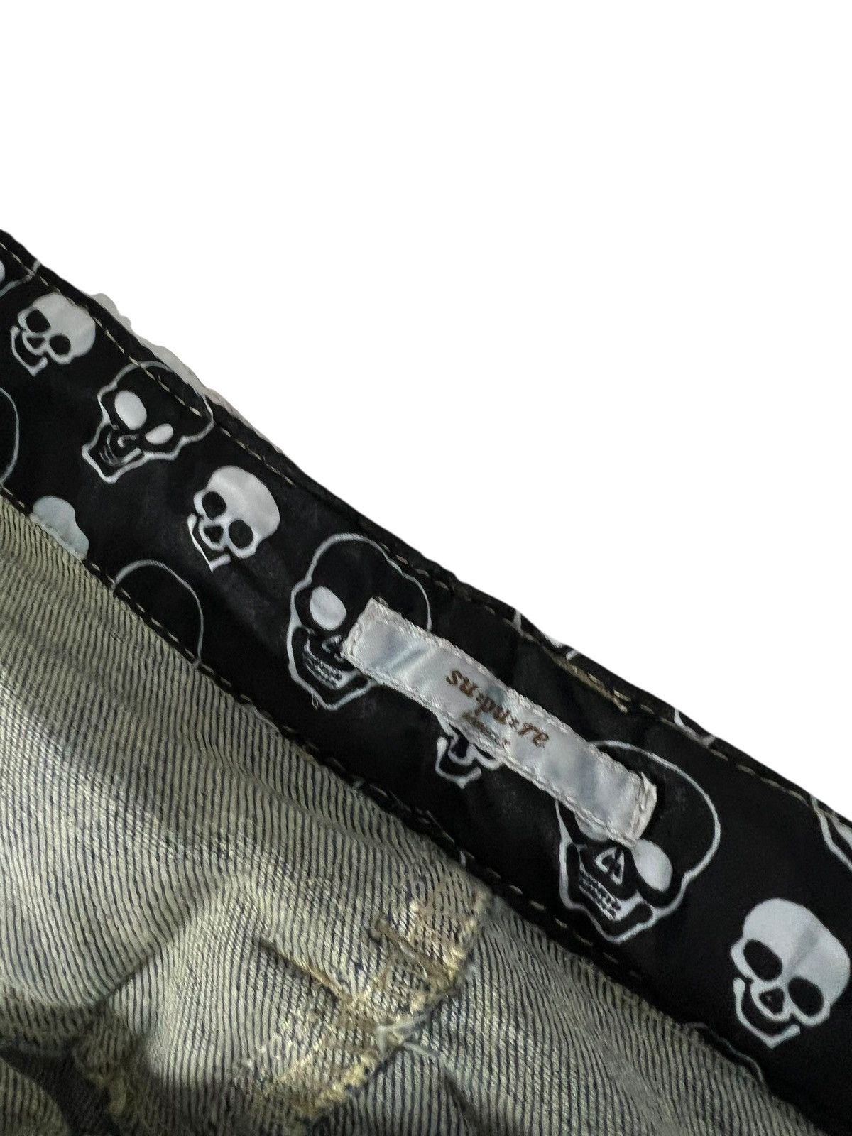 Japanese Brand Japanese brand skull Double Waist sedionaries Denim Jean Size US 35 - 9 Thumbnail