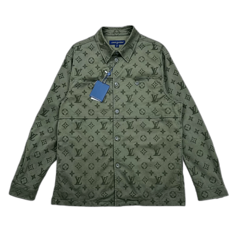 Louis Vuitton Louis Vuitton Velvet Patterned Shirt Jacket-2506 Size US XL / EU 56 / 4 - 1 Thumbnail