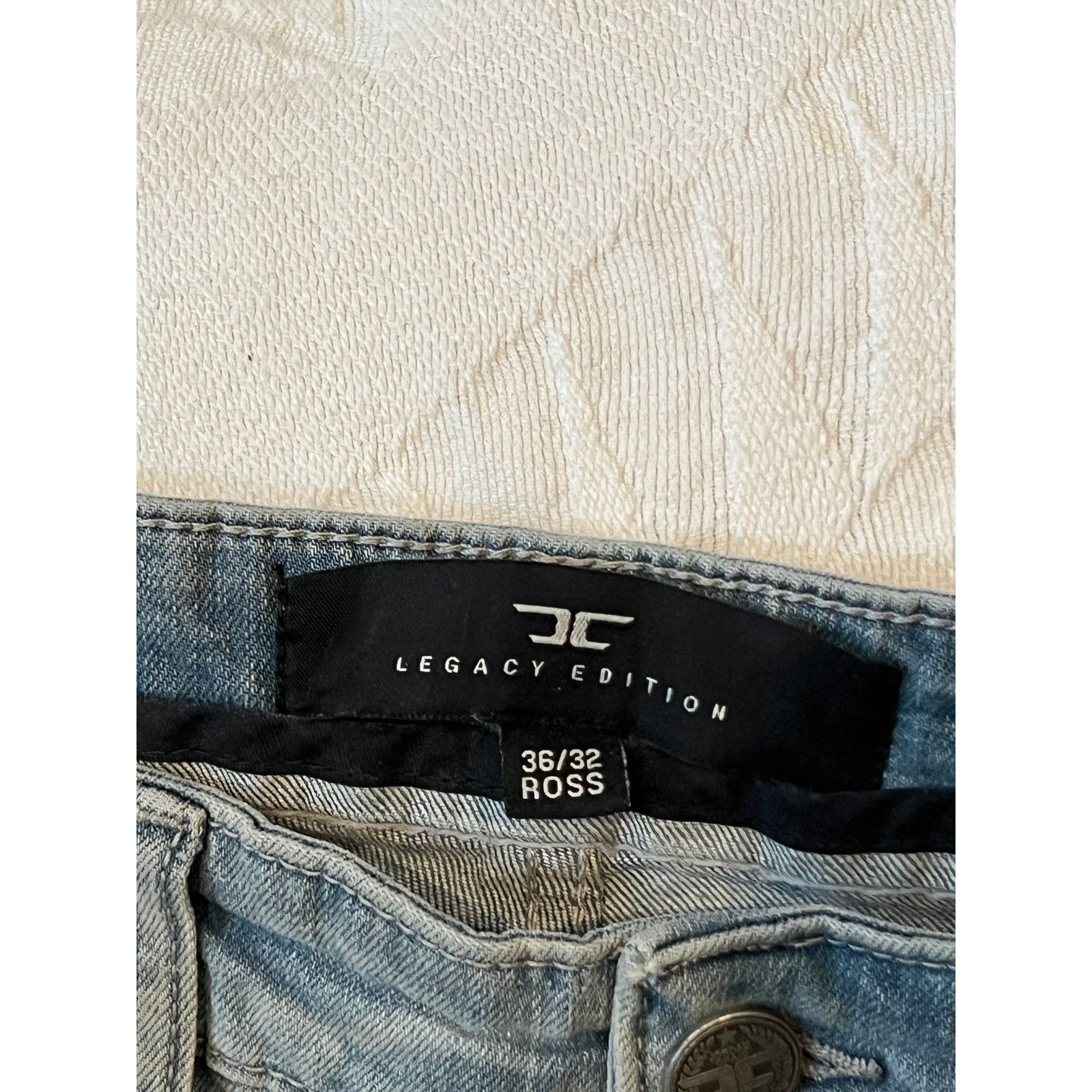 Jordan Craig Jordan Craig Distressed Ross Blue Jeans Mens 36x32 Size US 36 / EU 52 - 3 Thumbnail