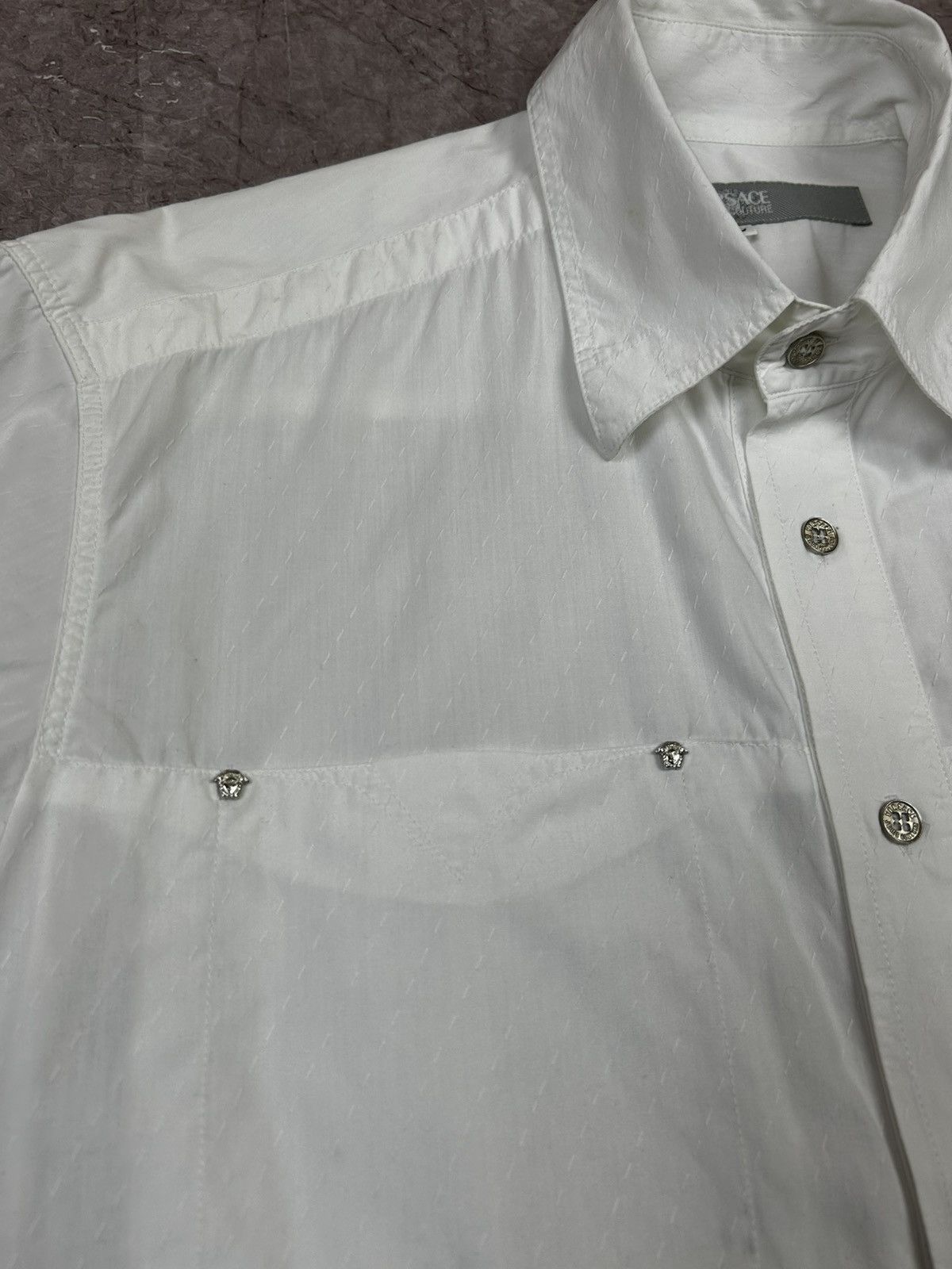 Versace Vintage Versace Jeans Couture Button up Shirt Size US L / EU 52-54 / 3 - 5 Thumbnail