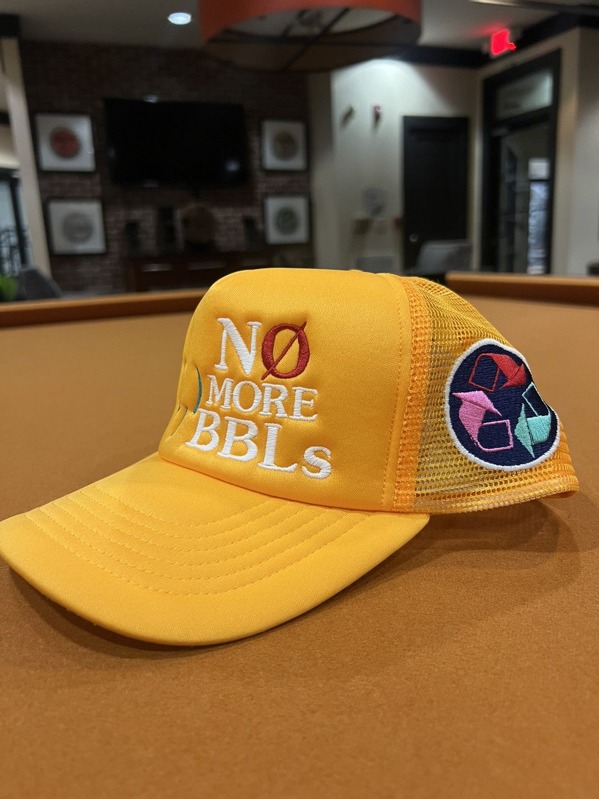 Vintage C.L.T “ NO MORE BBLS” trucker hat “Glow” Size ONE SIZE - 3 Thumbnail