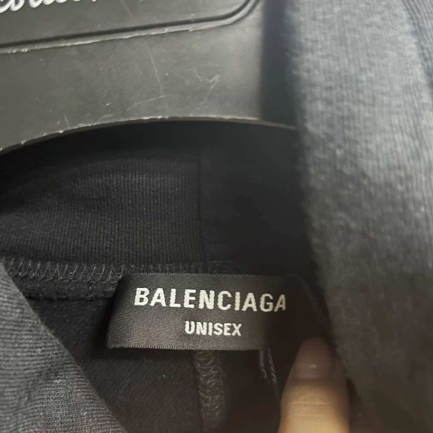Balenciaga Balenciaga Black Logo Panel Hoodie M Size US M / EU 48-50 / 2 - 3 Thumbnail